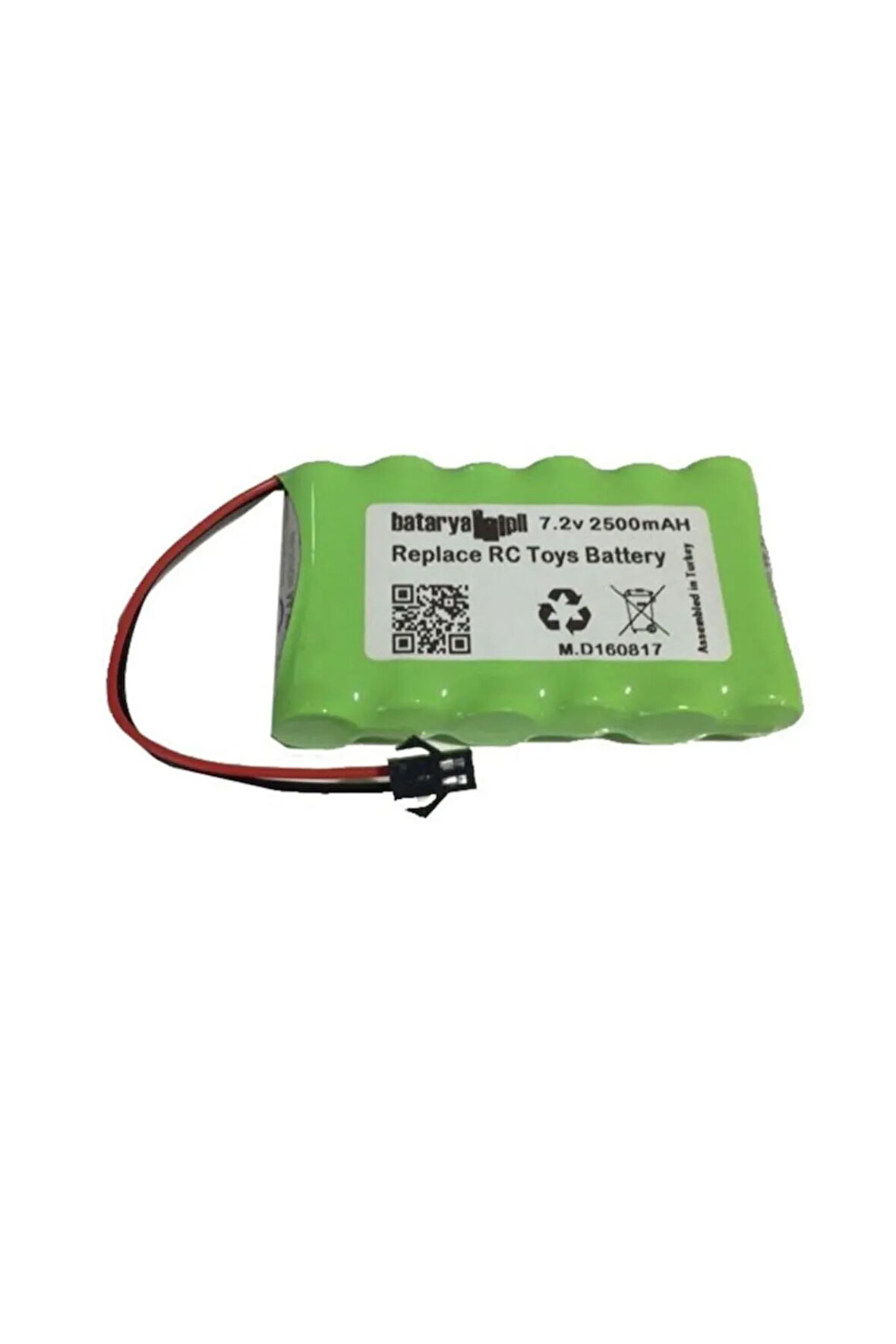 7.2v 2700mah Siyah Soketli Oyuncak Araba Pili