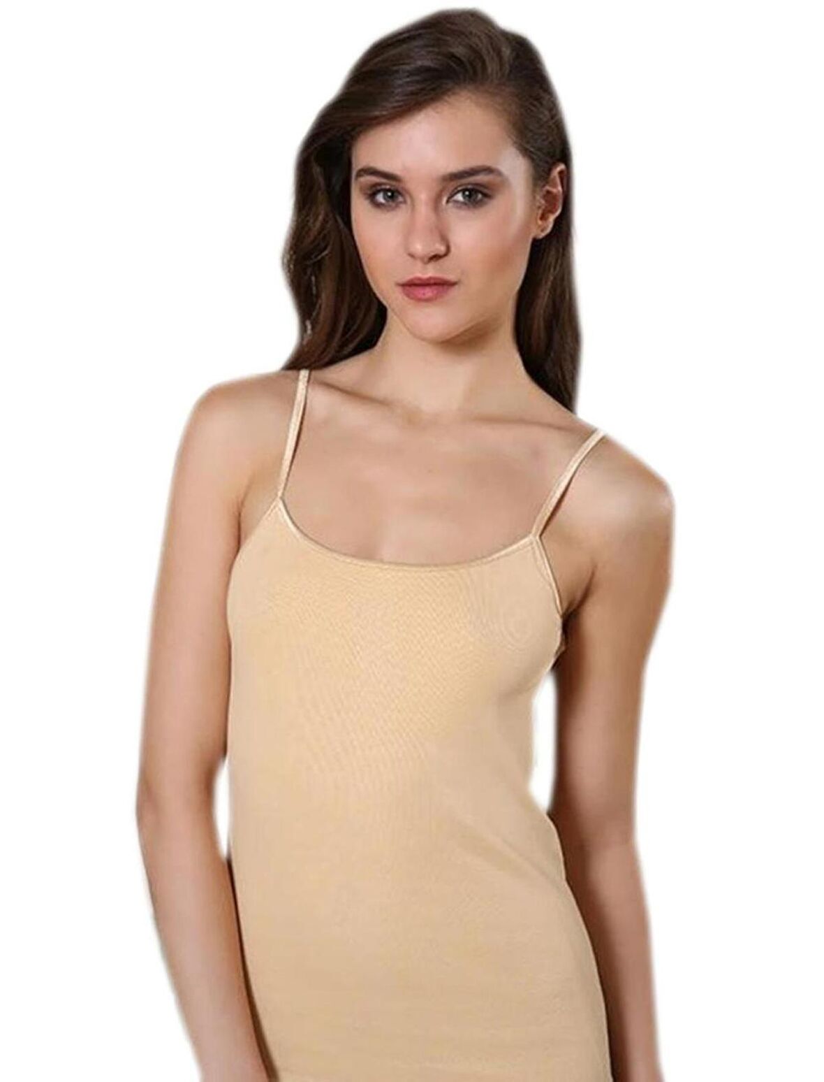 Berrak 12 Adet Ten Rengi İp Askılı Atlet