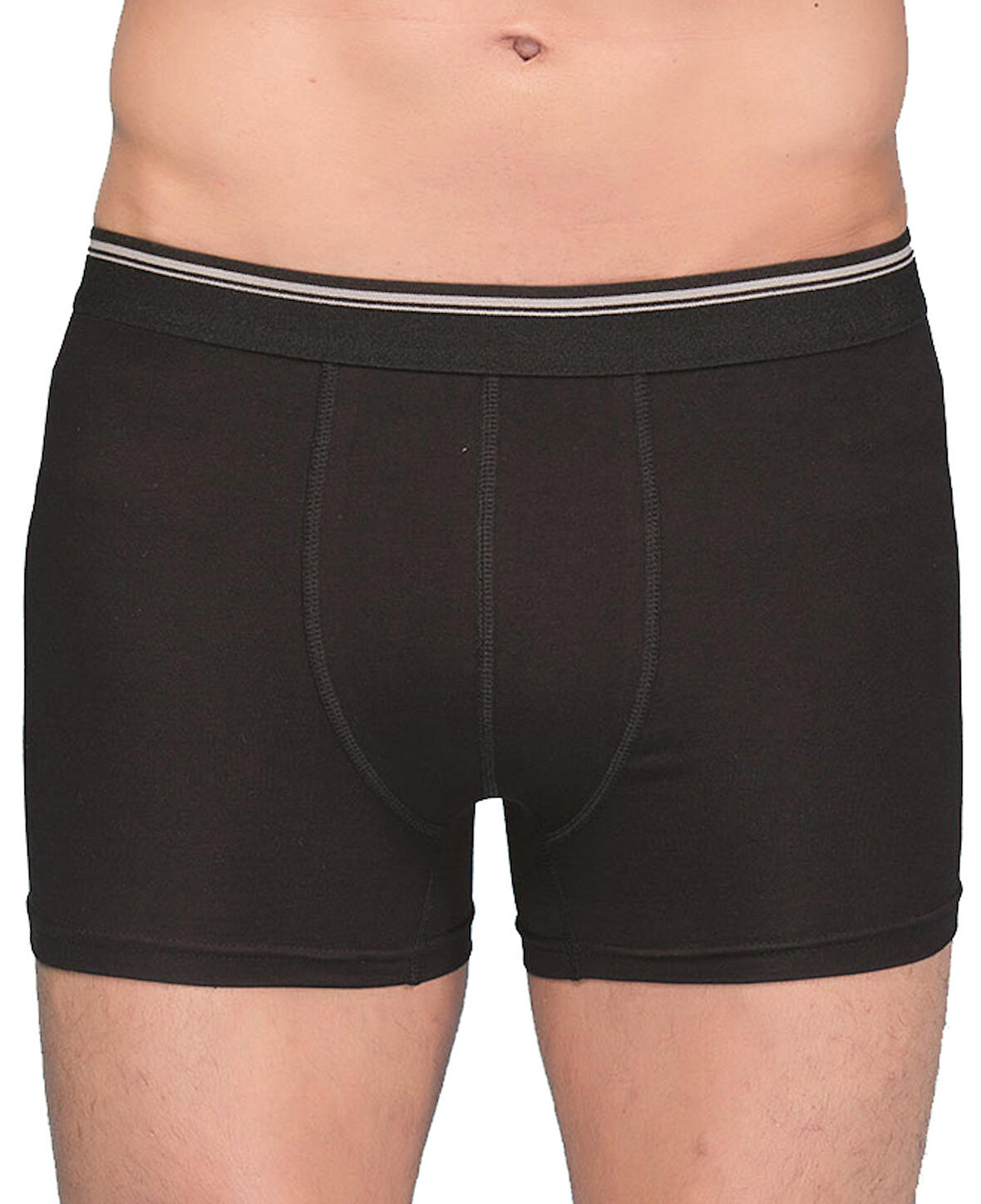 Berrak 12 Adet Siyah Renk Likralı Boxer