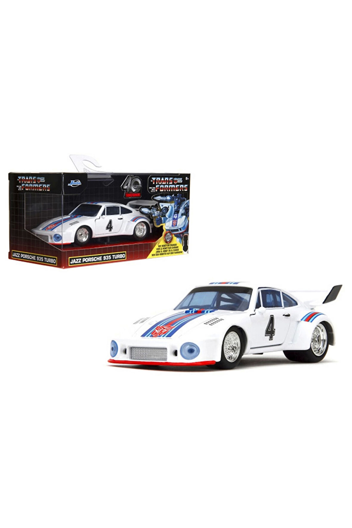 Kız Erkek Çocuk Oyuncak Jada 1/32 Transformers G1 Jazz Porsche Kız Erkek Çocuk Oyuncak Eğitici Oyunc