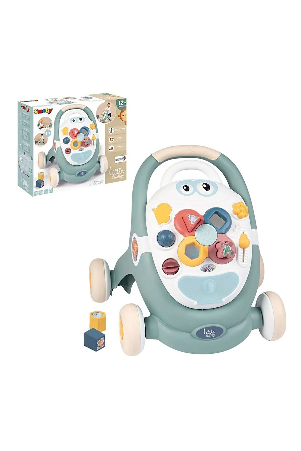 Kız Erkek Çocuk Oyuncak 7600140304 LS Trotty Yürüyüş Arkadaşım 3IN1 -Smoby Kız Erkek Çocuk Oyuncak E