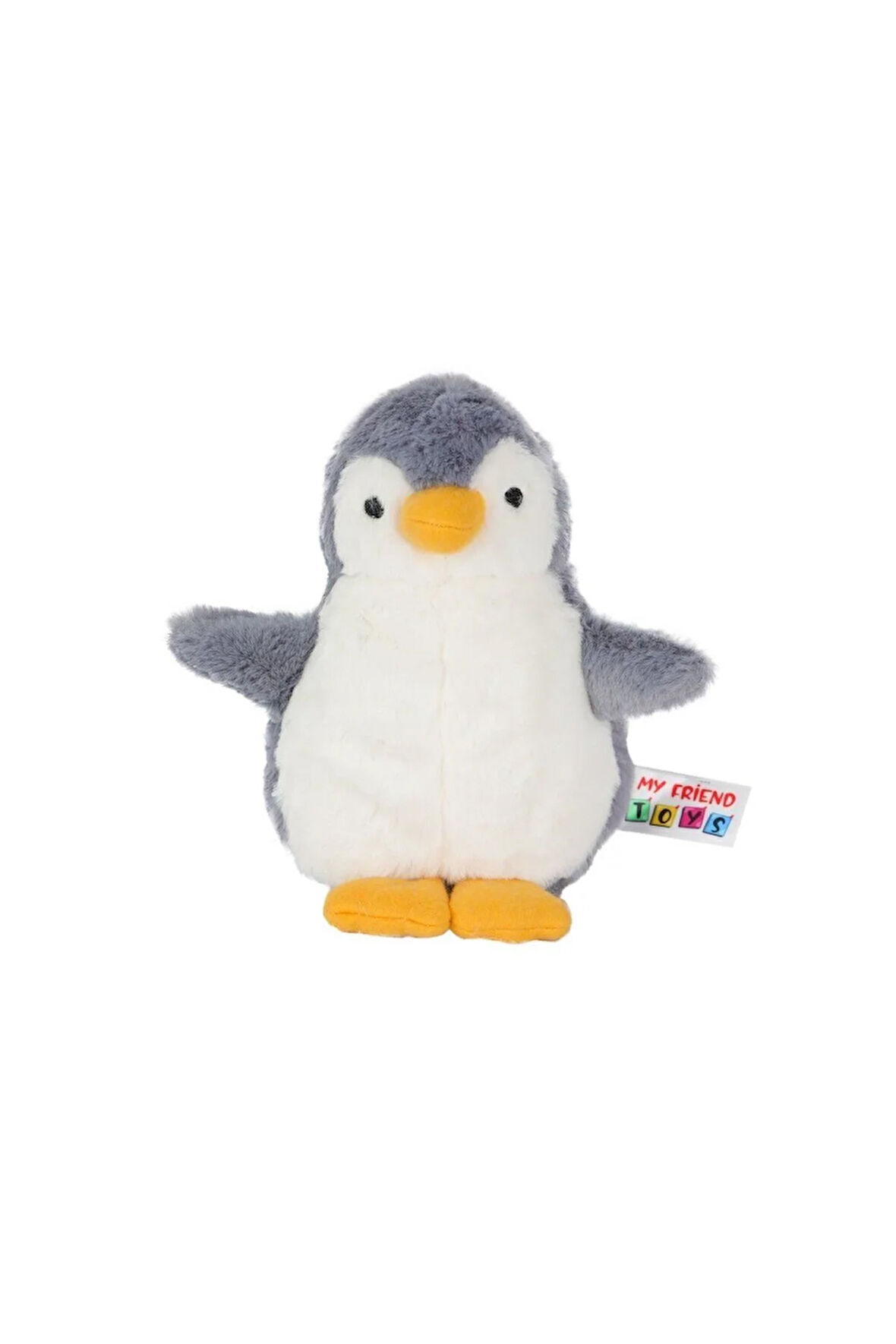 Kız Erkek Çocuk Oyuncak 4134 Penguen Peluş Gri -My Friend Toys Kız Erkek Çocuk Oyuncak Eğitici Oyunc