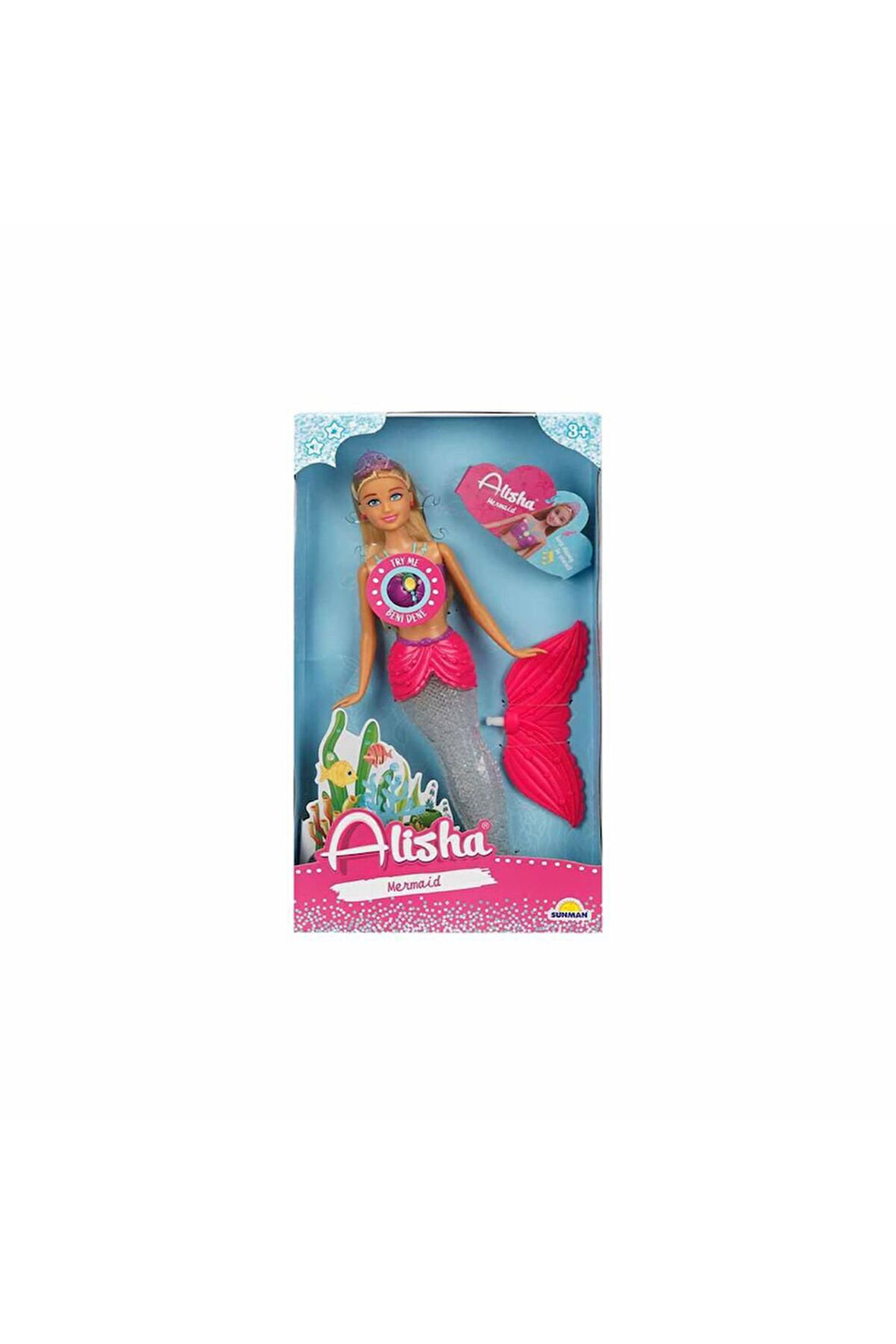 Kız Erkek Çocuk Oyuncak DENİZ KIZ SET BEBEK ALİSHA 29CM -SUN Kız Erkek Çocuk Oyuncak Eğitici Oyuncak