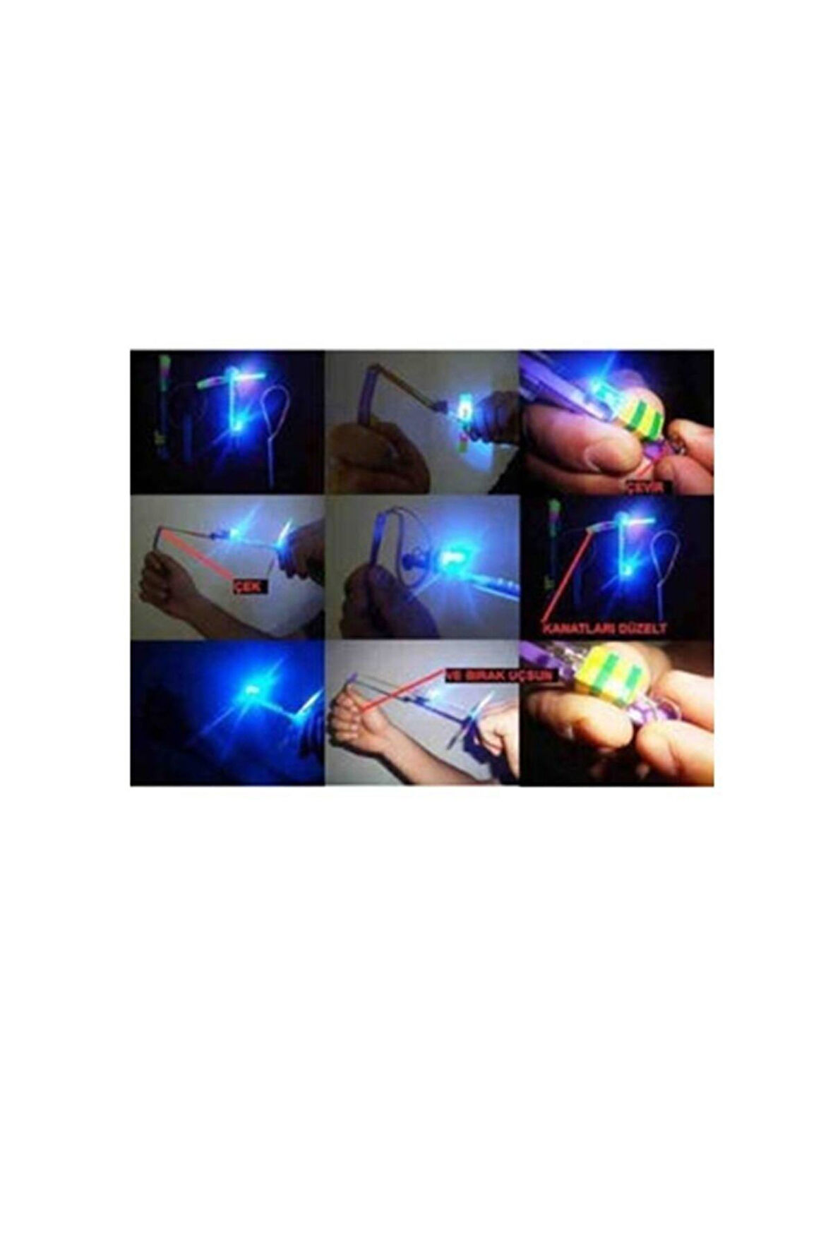 Kız Erkek Çocuk Eğlenceli Oyuncaklar Işıklı Sapan Havada Süzülen Eğlenceli Çocuk Oyuncağı