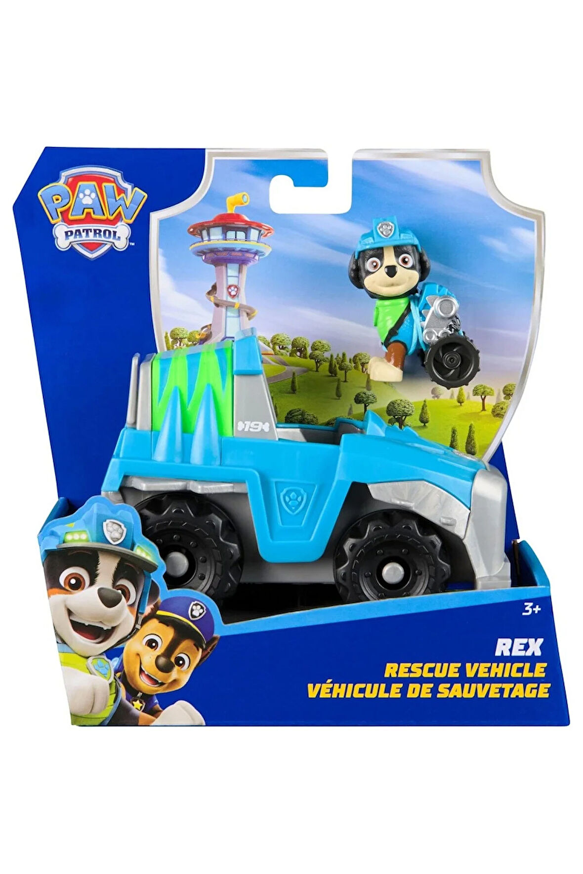Çocuk Oyuncakları Paw Patrol Rex Kurtarma Aracı ve Figür Kız Erkek Çocuk Oyuncak Eğitici Oyuncaklar