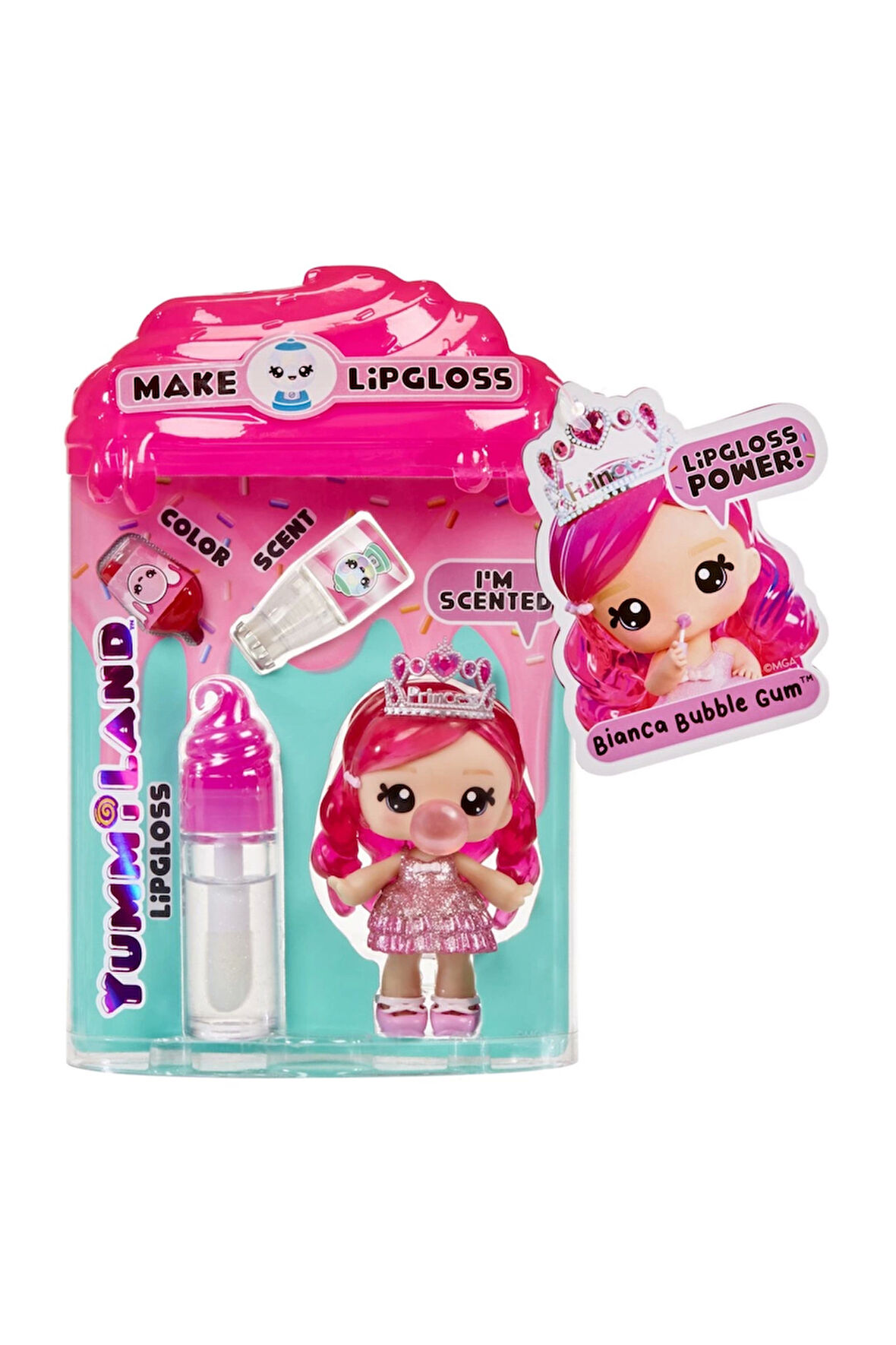 Kız Erkek Çocuk Oyuncak Yummiland Bianca Bubblegum Bebeği ve Dudak Parlatıcısı Kız Erkek Çocuk Oyunc