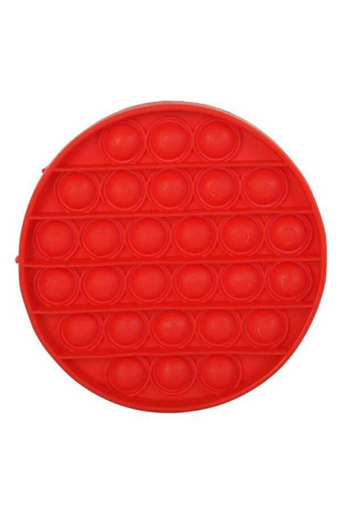 Kız Erkek Çocuk Eğlenceli Oyuncaklar Popit Duyusal Stes Oyuncağı Kırmızı