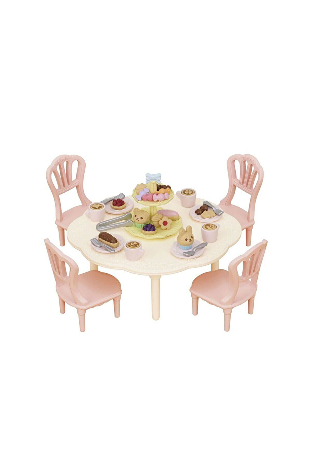 Kız Erkek Çocuk Oyuncak 5742 Sylvanian Families Tatlı Partisi Oyun Seti (figürler dahil değildir) +4