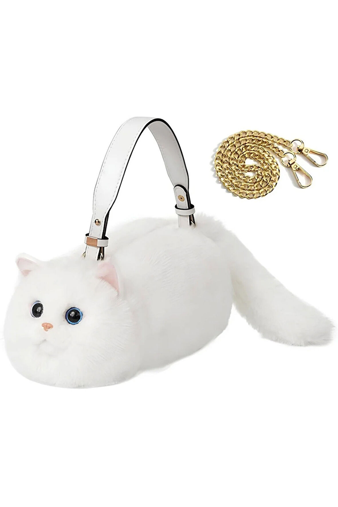 Çocuk Oyuncakları B&D Kedi El Çantası Beyaz Kız Erkek Çocuk Oyuncak Eğitici Oyuncaklar