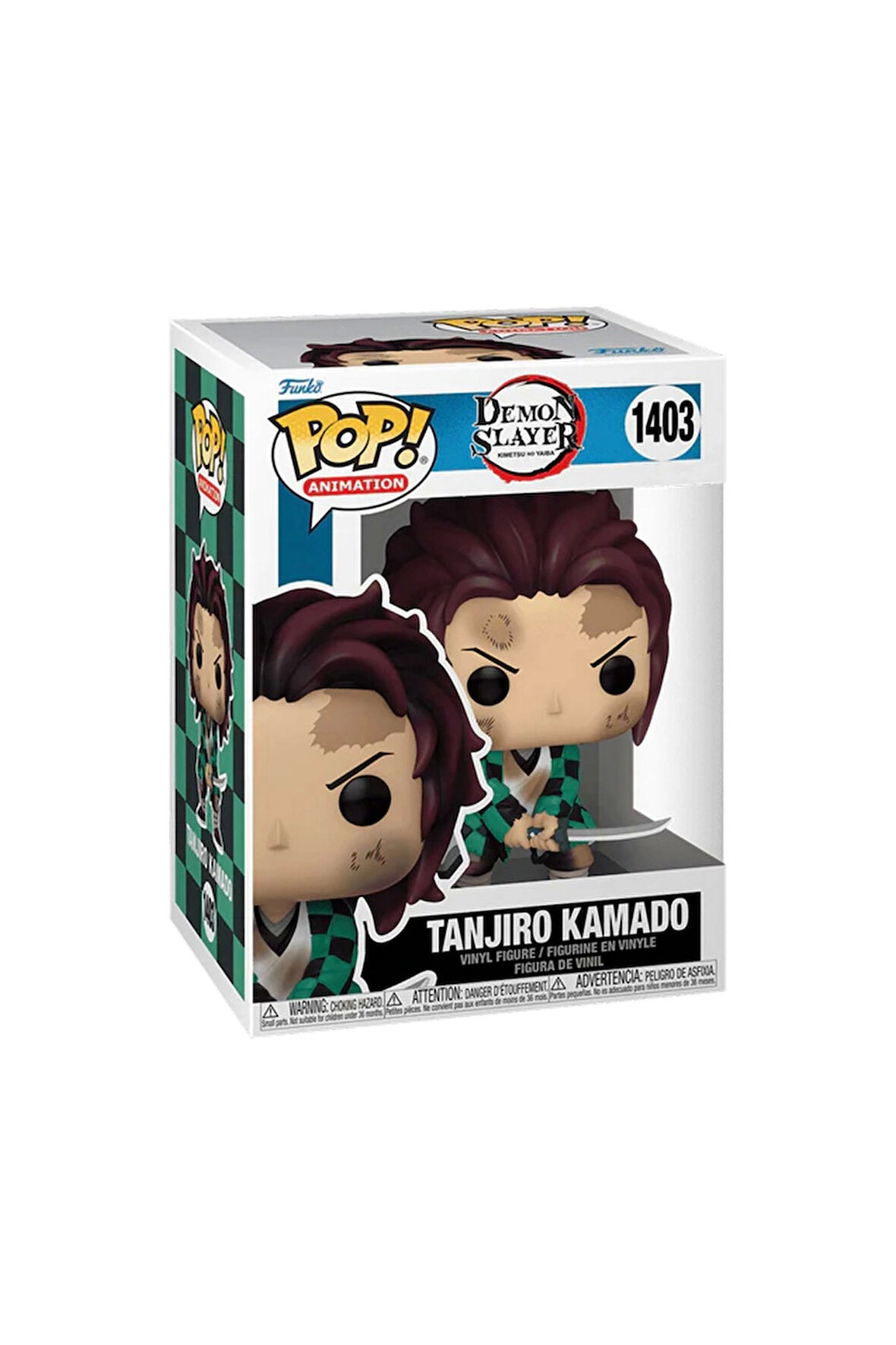 Kız Erkek Çocuk Oyuncak Funko POP Animation: Demon Slayer - Tanjiro Kamado (Training) Kız Erkek Çocu
