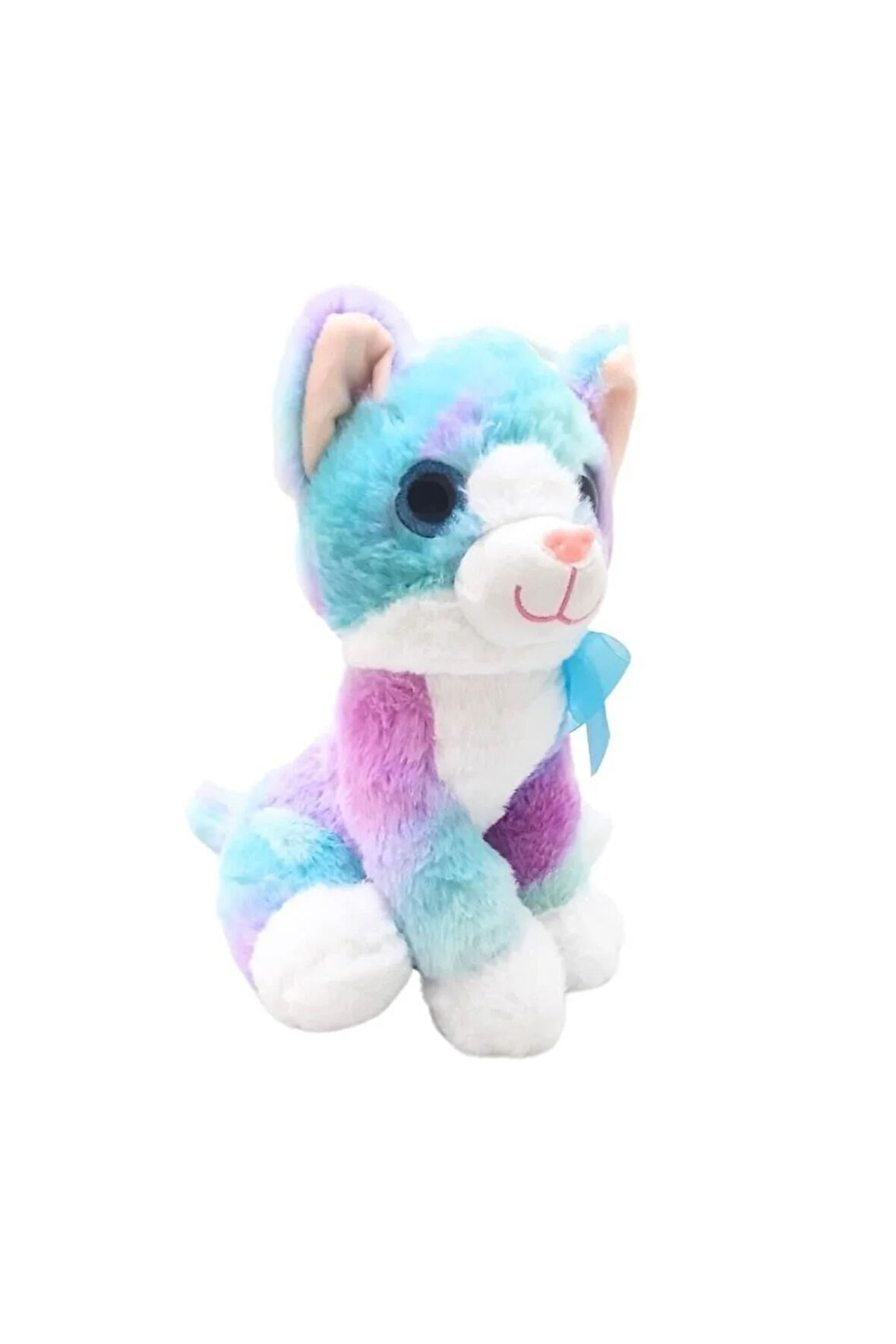 Çocuk Oyuncakları PELUŞ 30CM RENKLİ KEDİ HALLEY Kız Erkek Çocuk Oyuncak Eğitici Oyuncaklar