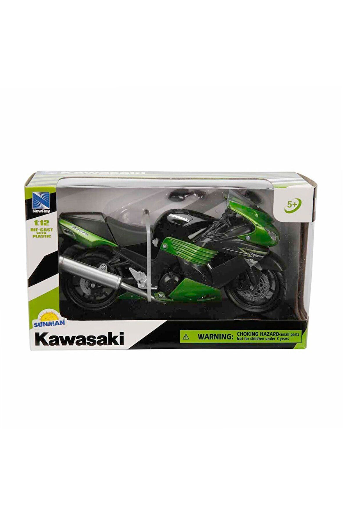 Kız Erkek Çocuk Oyuncak 57433 1:12 Kawasaki ZX-14 2011 Model Motor -Sunman Kız Erkek Çocuk Oyuncak E