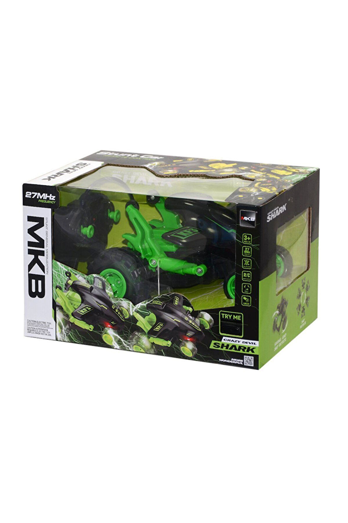 Kız Erkek Çocuk Oyuncak MKB-5588-626 Kumandalı Şarjlı Akrobat Shark Kız Erkek Çocuk Oyuncak Eğitici