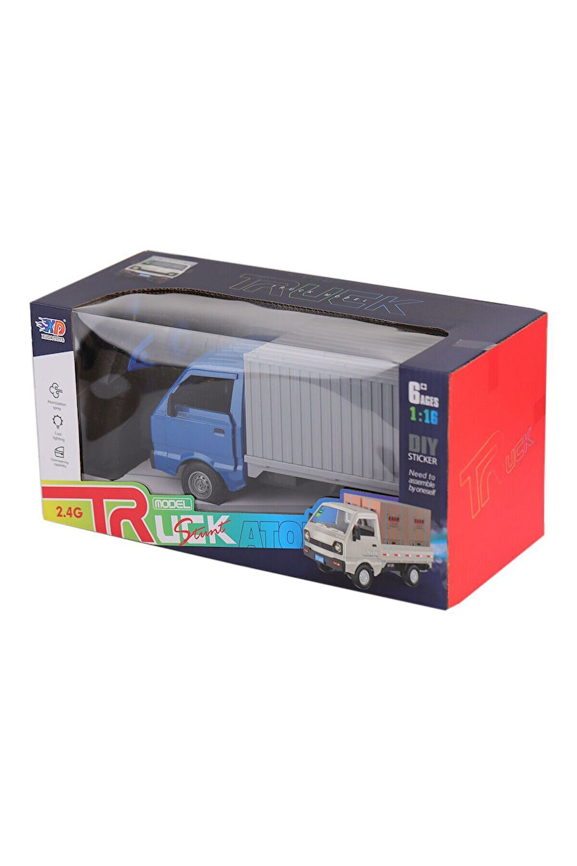 Kız Erkek Çocuk Oyuncak 3688-G149A Şarjlı Kumandalı Duman Atan Kamyon Kız Erkek Çocuk Oyuncak Eğitic