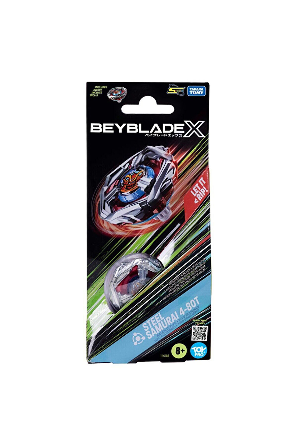Kız Erkek Çocuk Oyuncak BEY11000 Beyblade Top Steel Samurai 4-80T Kız Erkek Çocuk Oyuncak Eğitici Oy