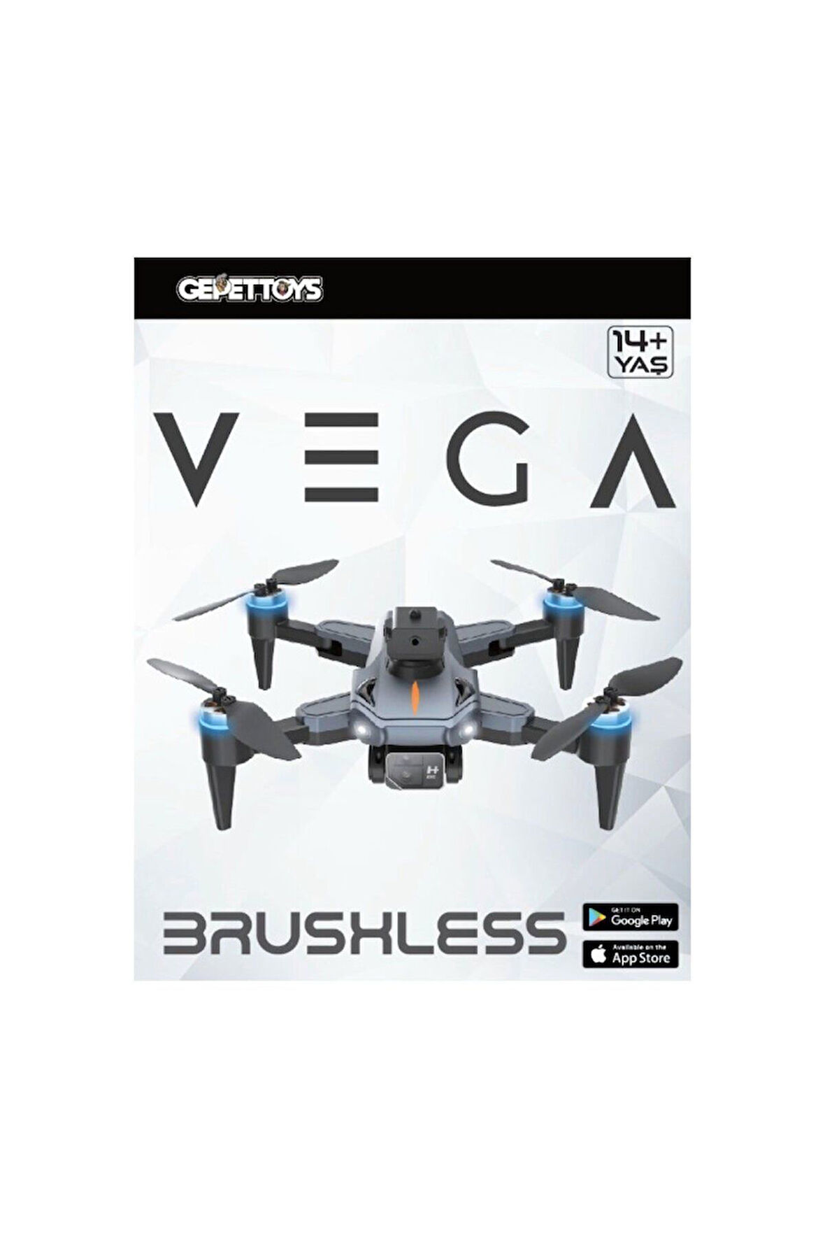 Kız Erkek Çocuk Oyuncak P18 Vega HD Hareketli Kameralı Drone -Gepettoys Kız Erkek Çocuk Oyuncak Eğit