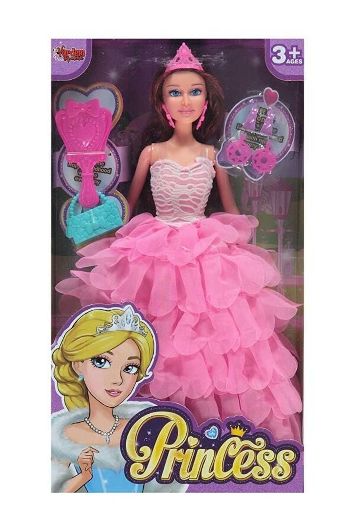 Kız Erkek Çocuk Oyuncak KUTULU PRENSES BEBEK 40CM -SLH Kız Erkek Çocuk Oyuncak Eğitici Oyuncaklar