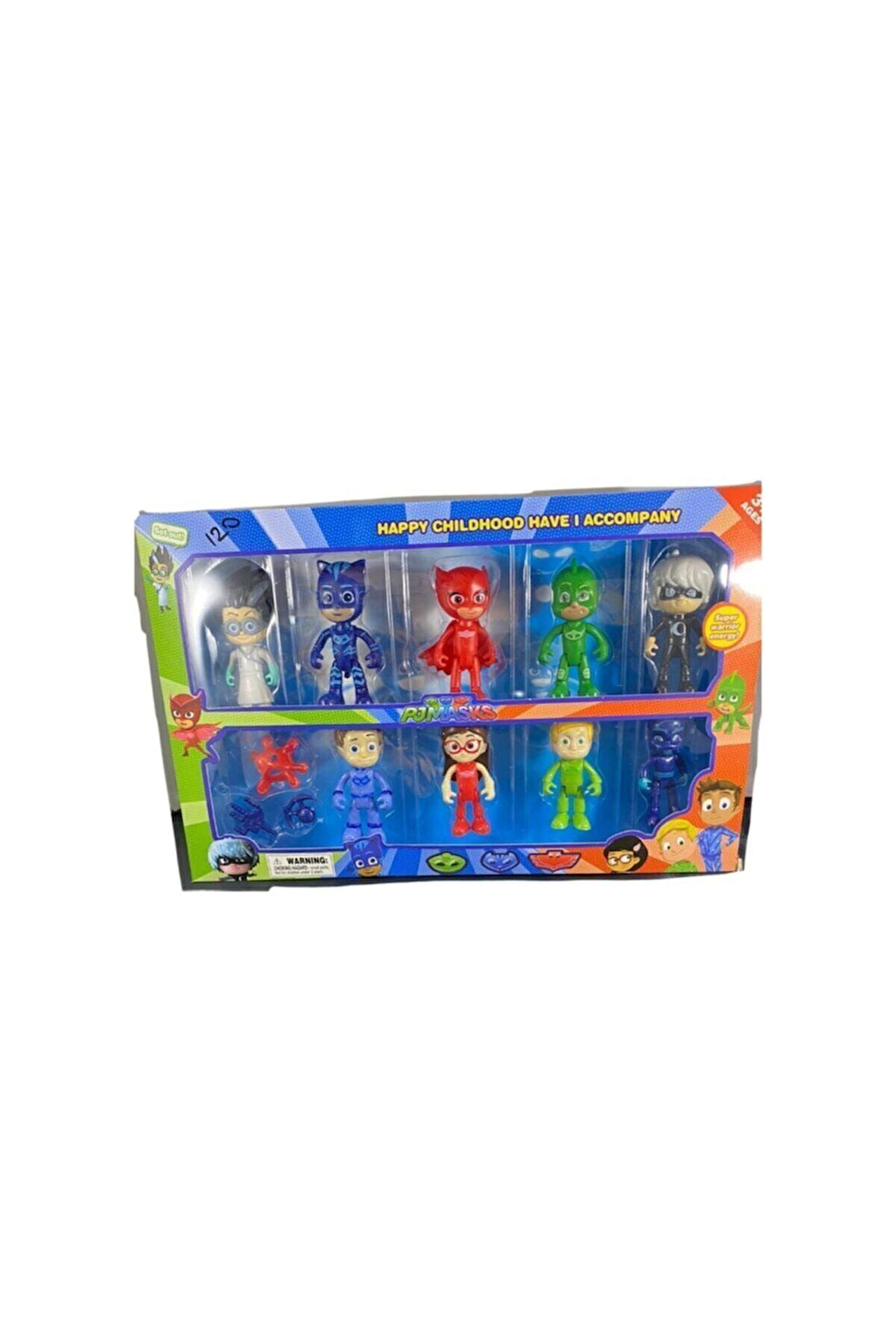 Kız Erkek Çocuk Eğlenceli Oyuncaklar Justice League Pjmasks Süper Kahraman Oyuncaklar 9'lu