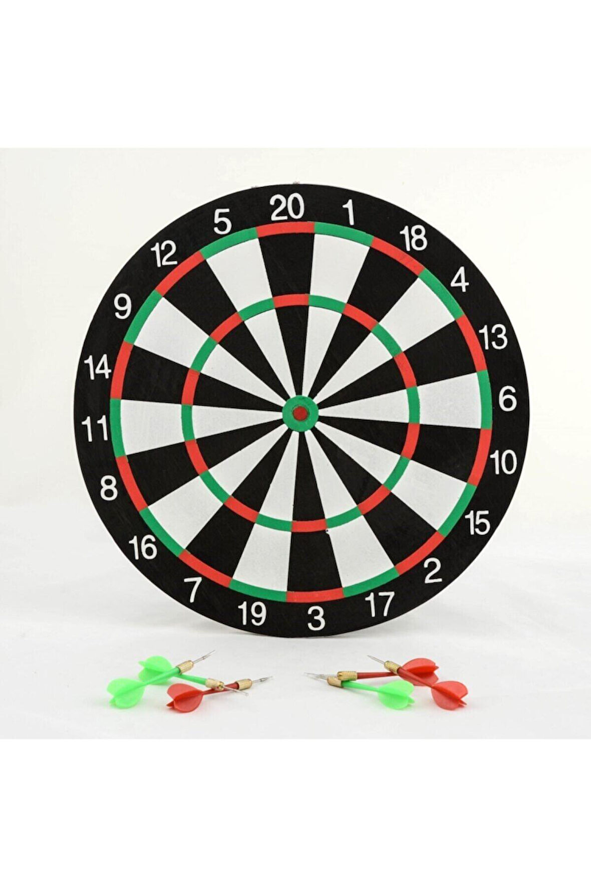 Kız Erkek Çocuk Eğlenceli Oyuncaklar Trenddünyası Çift Taraflı 30Cm Dart Tahtası Ve 4adet Ok