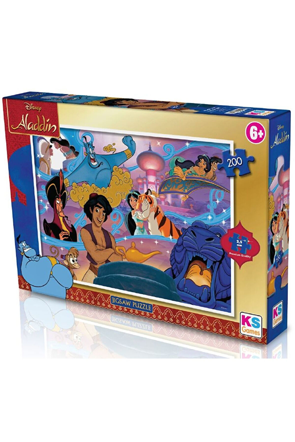 Kız Erkek Çocuk Oyuncak KS Puzzle 200 Parça Aladdin Kız Erkek Çocuk Oyuncak Eğitici Oyuncaklar