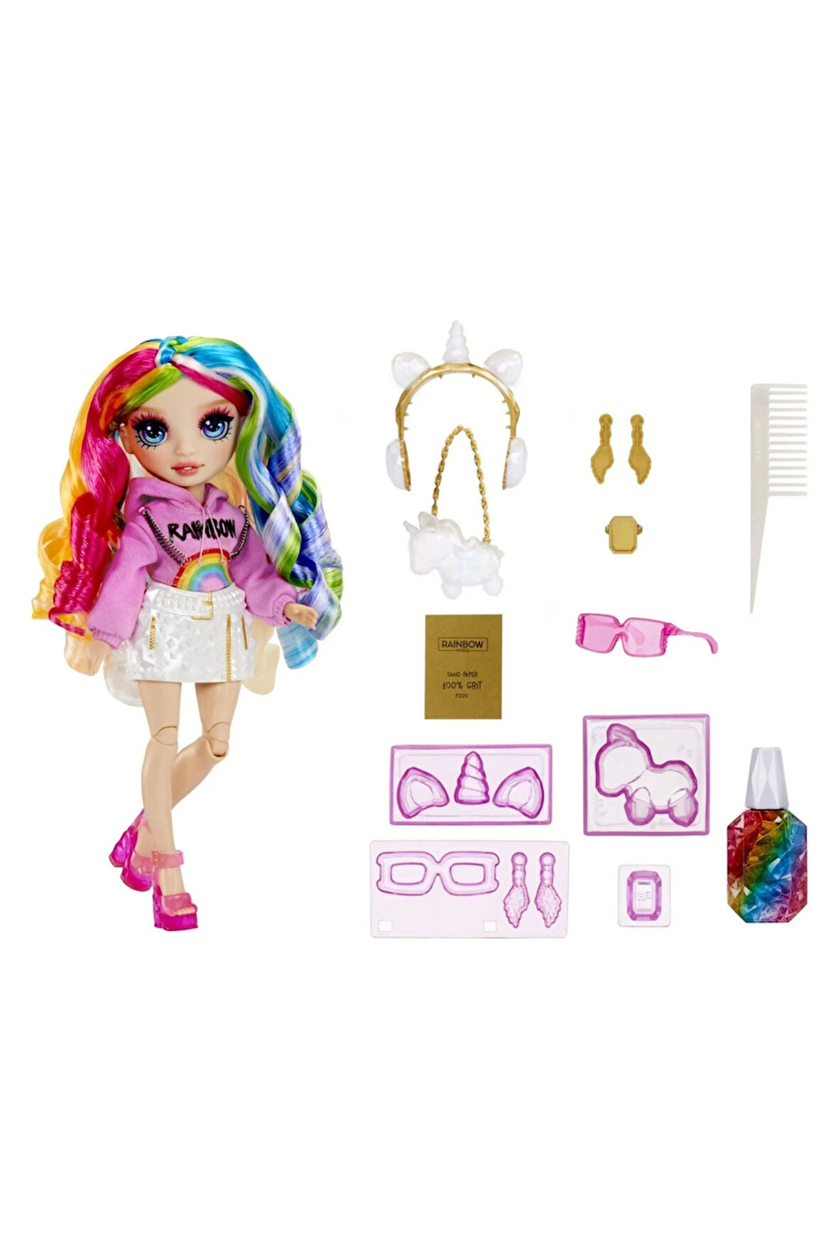 Kız Erkek Çocuk Oyuncak Rainbow High Kristal Serisi Bebeklerİ Kız Erkek Çocuk Oyuncak Eğitici Oyunca