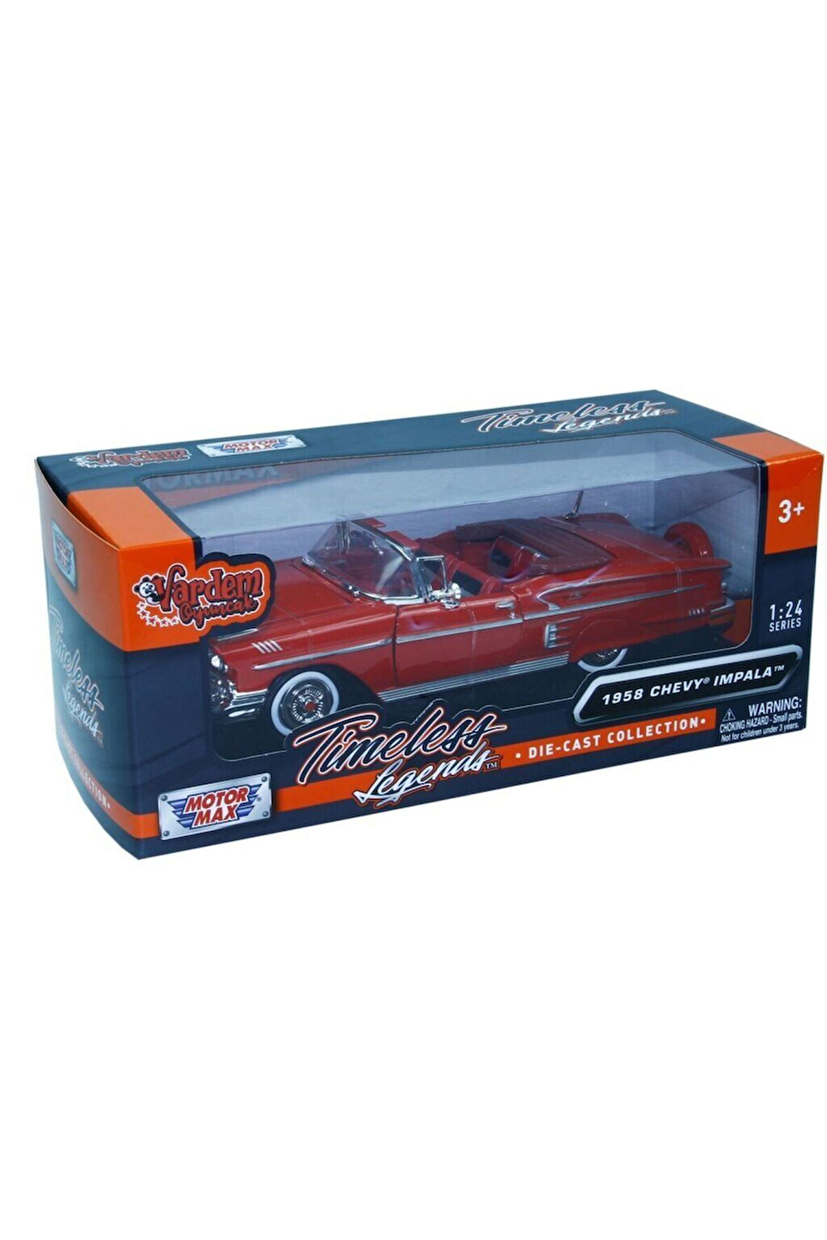 Kız Erkek Çocuk Oyuncak 73267 1: 1958 CHEVROLET IMPALA Kız Erkek Çocuk Oyuncak Eğitici Oyuncaklar