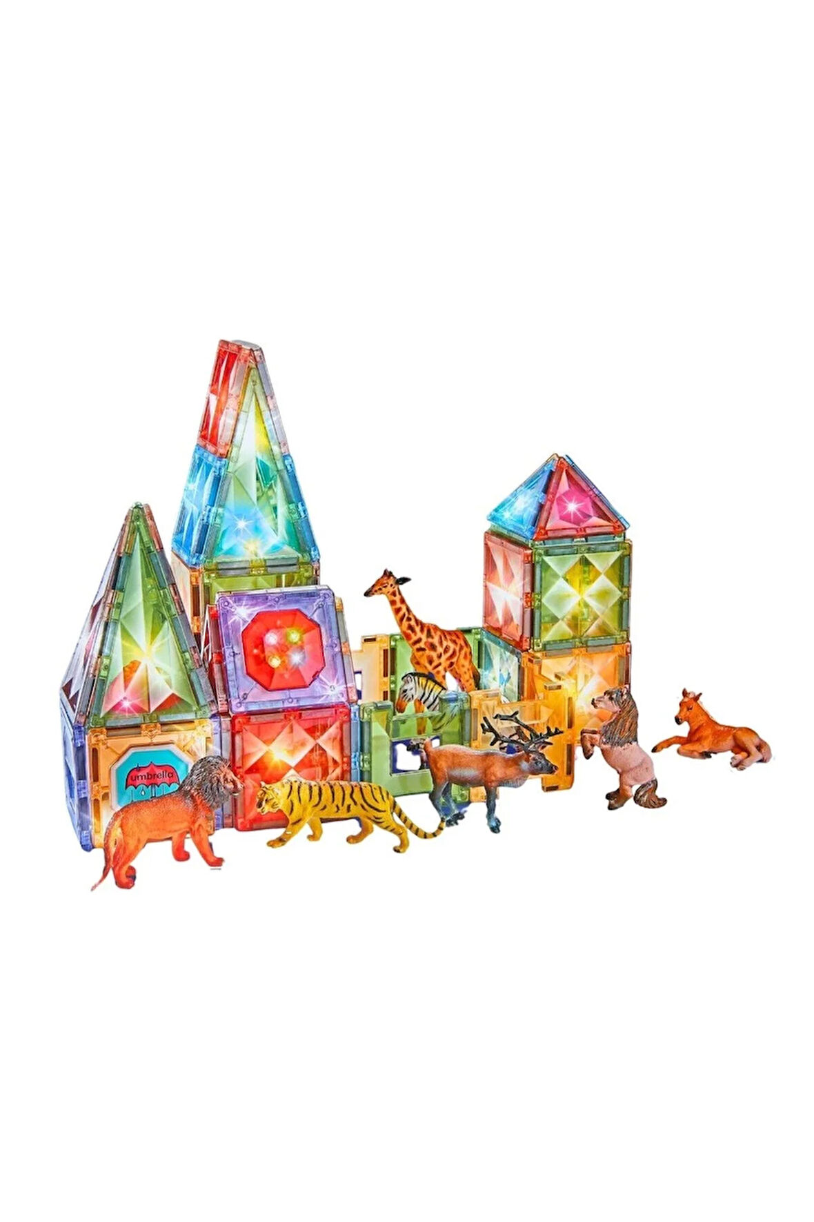 Çocuk Bebek Oyuncakları Magnetic Tiles Light Version 89 Parça Kız Erkek Çocuk Oyuncak Eğitici Oyunca