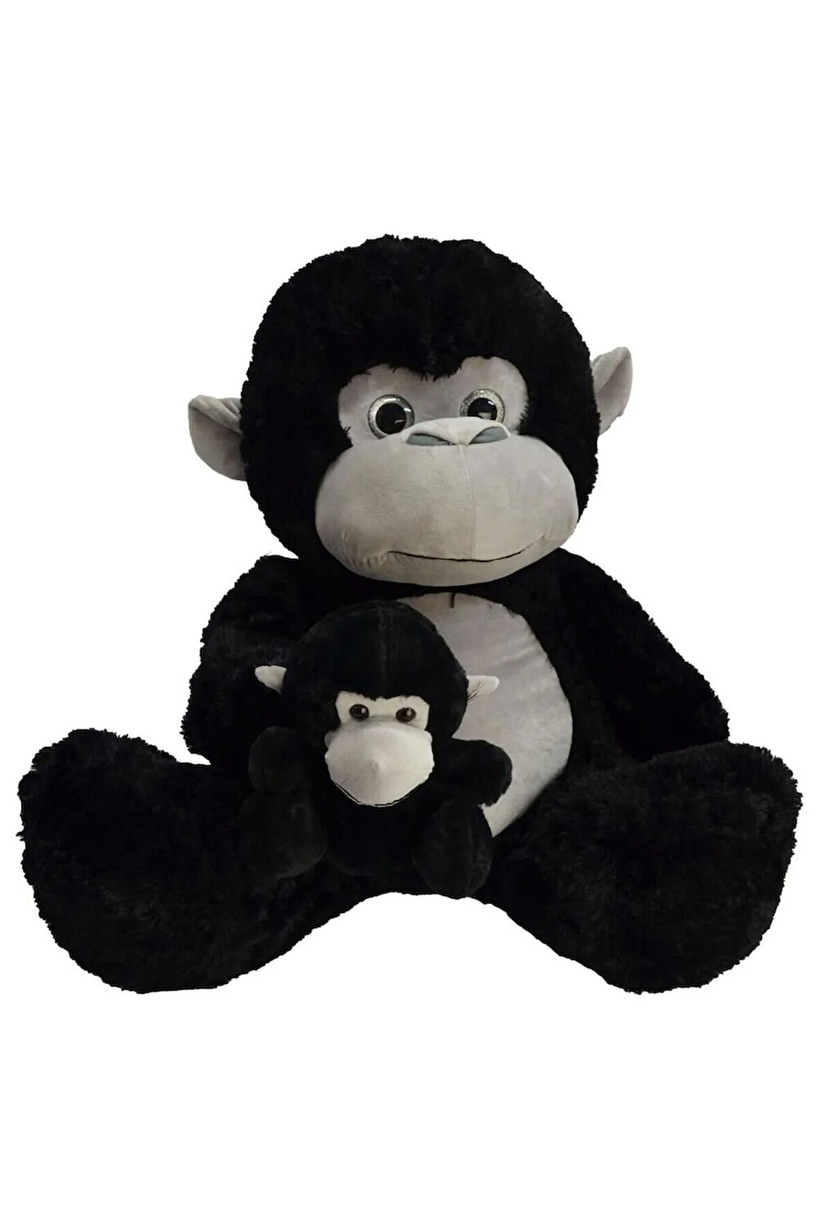 Çocuk Bebek Oyuncakları 80cm YAVRULU MAYMUN Kız Erkek Çocuk Oyuncak Eğitici Oyuncaklar