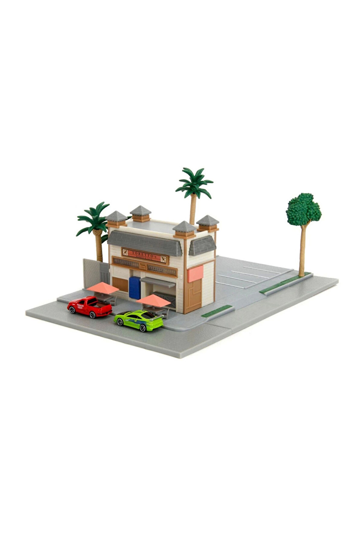 Kız Erkek Çocuk Oyuncak Hızlı & Öfkeli Toretto´s Café Nano Sahne Diaroma Modellemesi Kız Erkek Çocuk