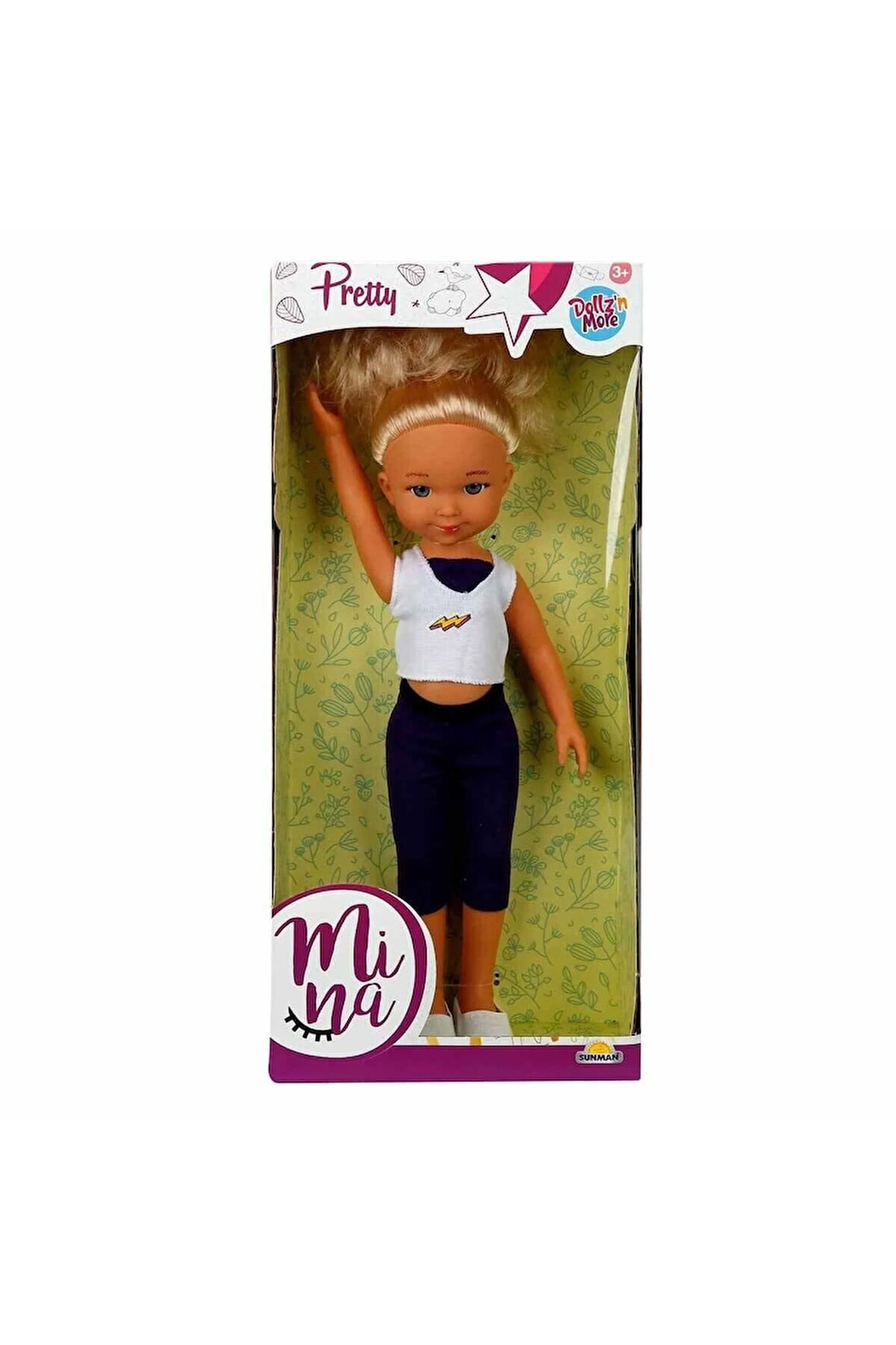 Kız Erkek Çocuk Oyuncak 2030031 SUN-SABC-DZM-BEBEK MİNA PRETTY GÜNLÜK ELB 35CM 4A Kız Erkek Çocuk Oy