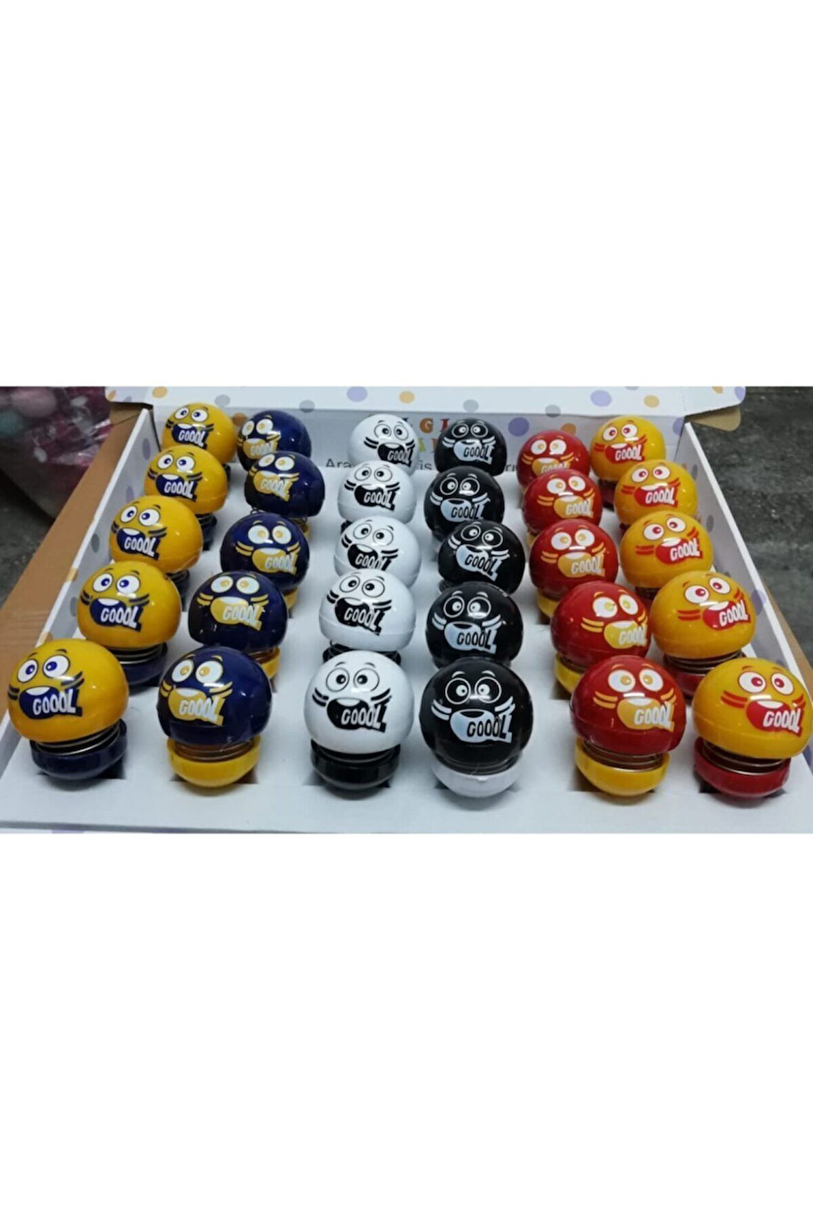 Kız Erkek Çocuk Eğlenceli Oyuncaklar Emoji Taraftar 6 Lı Set