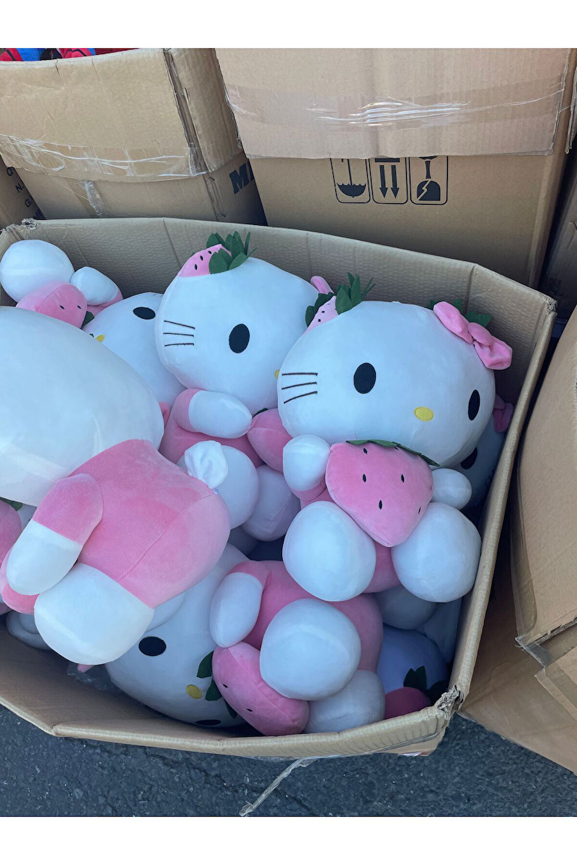 Kız Erkek Çocuk Eğlenceli Oyuncaklar Hello Kitty 45Cm Peluş Hello