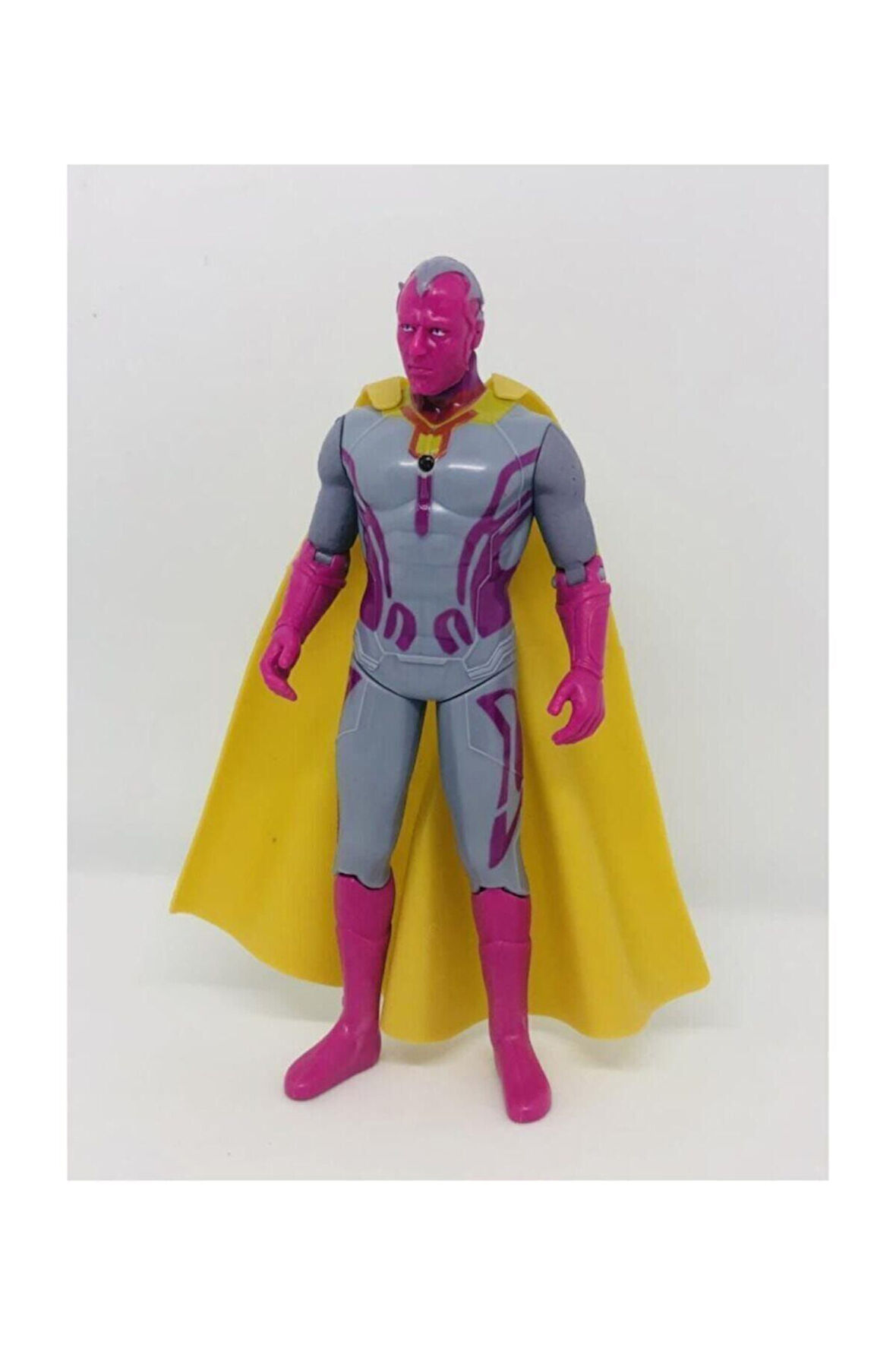 Kız Erkek Çocuk Eğlenceli Oyuncaklar Orta Boy 17Cm Işıklı Hareketli Avengers Yenilmezler Oyuncak Vis