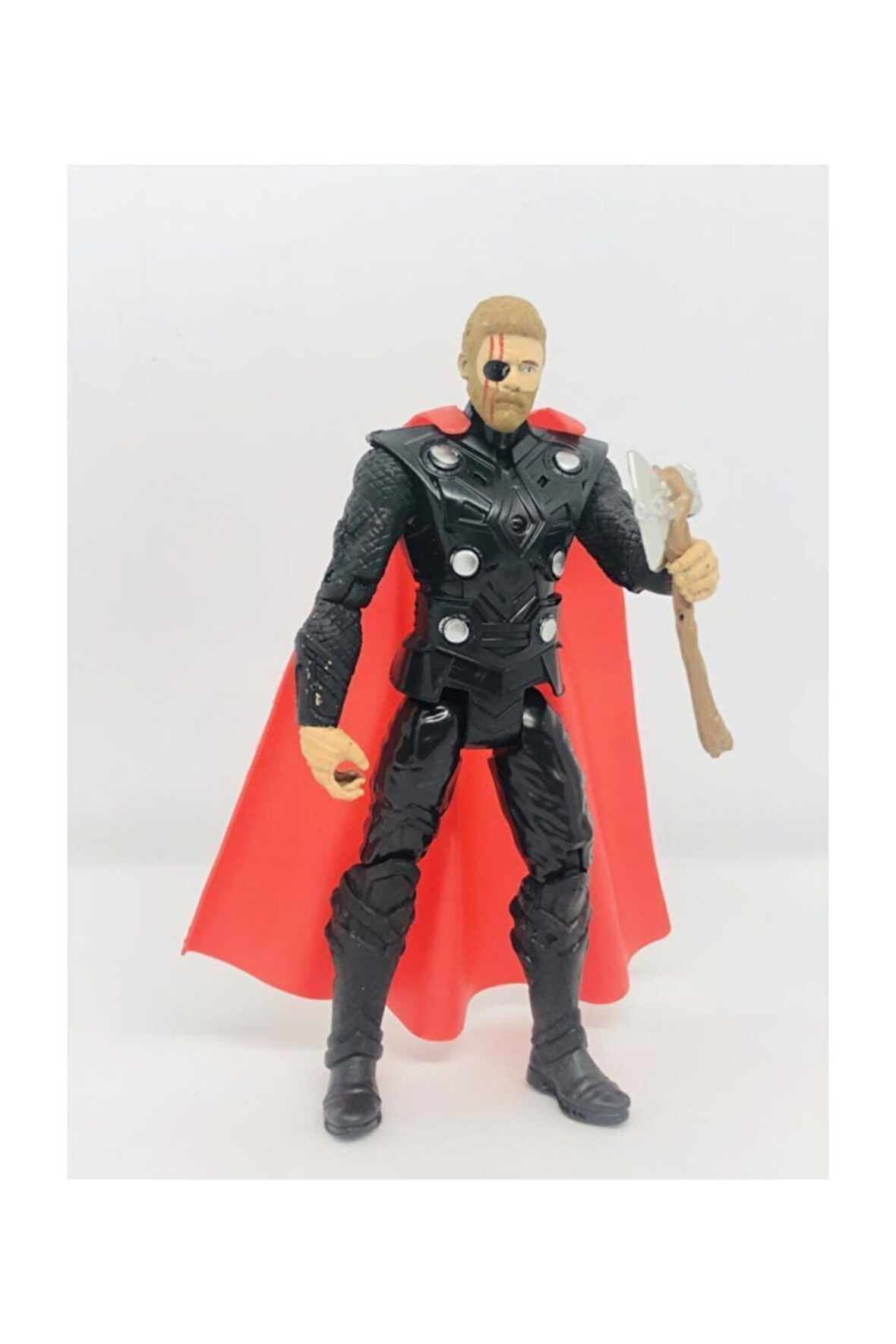 Kız Erkek Çocuk Eğlenceli Oyuncaklar Orta Boy 17Cm Işıklı Hareketli Avengers Yenilmezler Oyuncak Tho