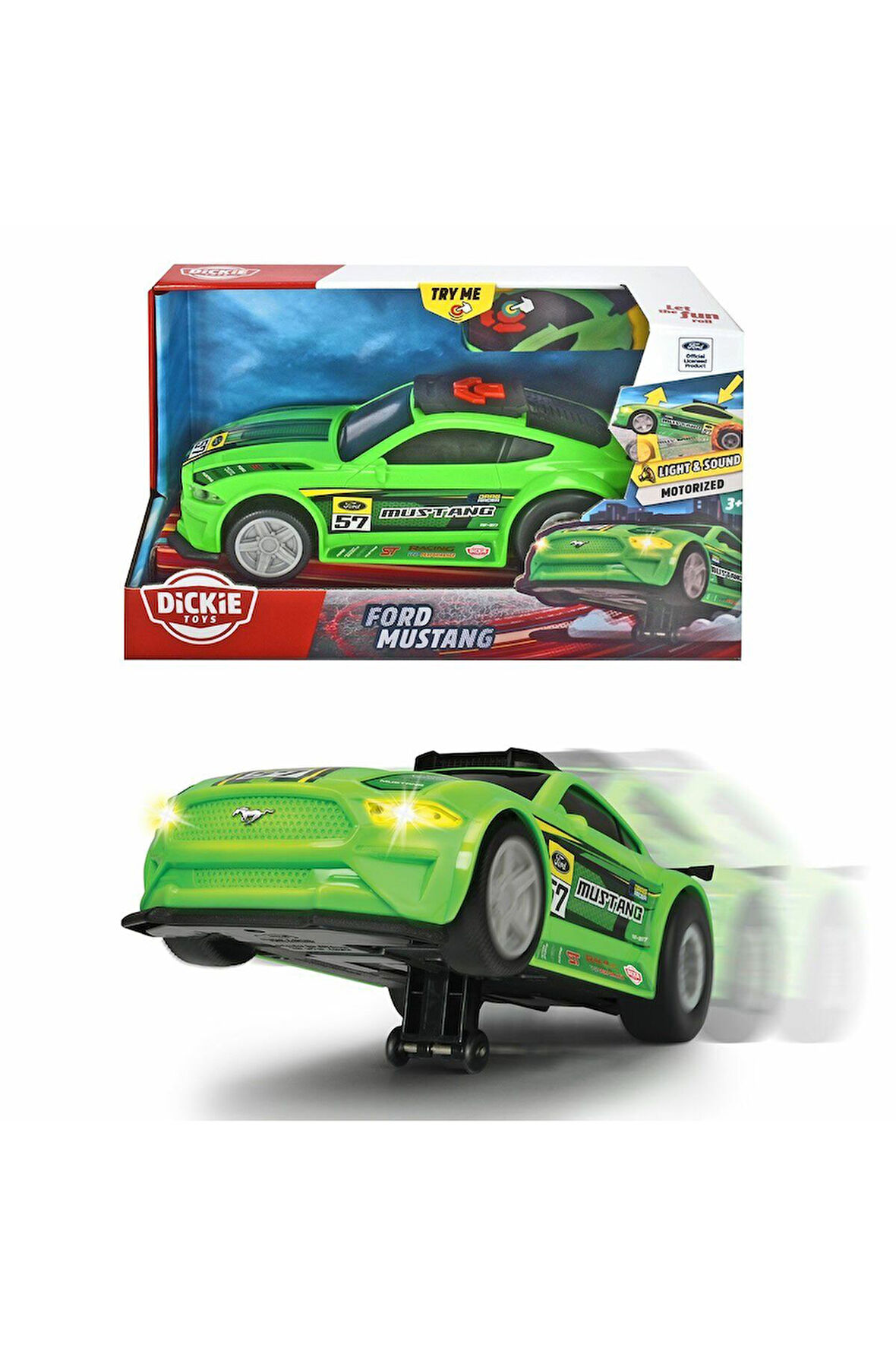 Kız Erkek Çocuk Oyuncak 203764009 Ford Mustang - Wheelie Raiders Kız Erkek Çocuk Oyuncak Eğitici Oyu