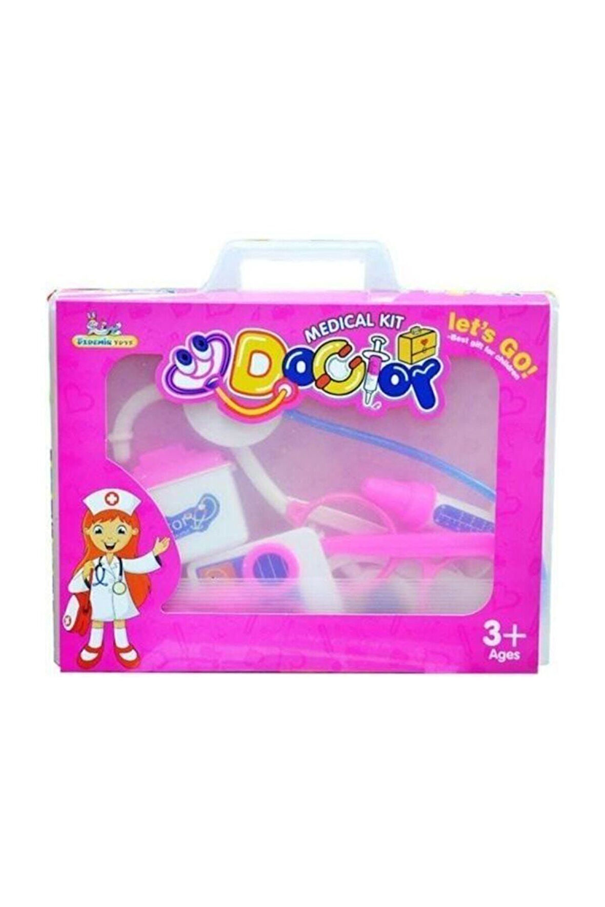 Kız Erkek Çocuk Eğlenceli Oyuncaklar Çantalı Doktor Set 10 Parça Birthday Toys