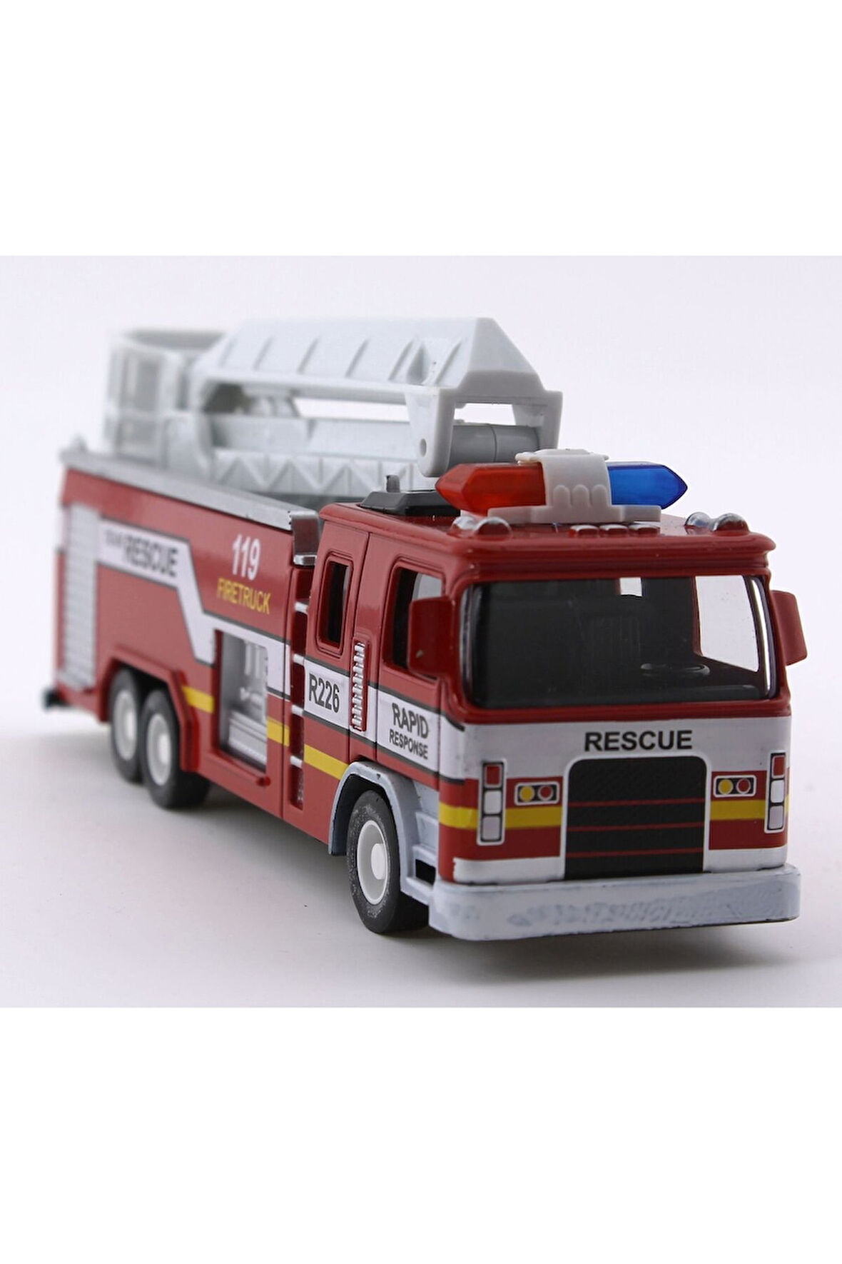 Kız Erkek Çocuk Oyuncak Çek Bırak Metal Asansörlü İtfaiye 632-7 Kız Erkek Çocuk Oyuncak Eğitici Oyun