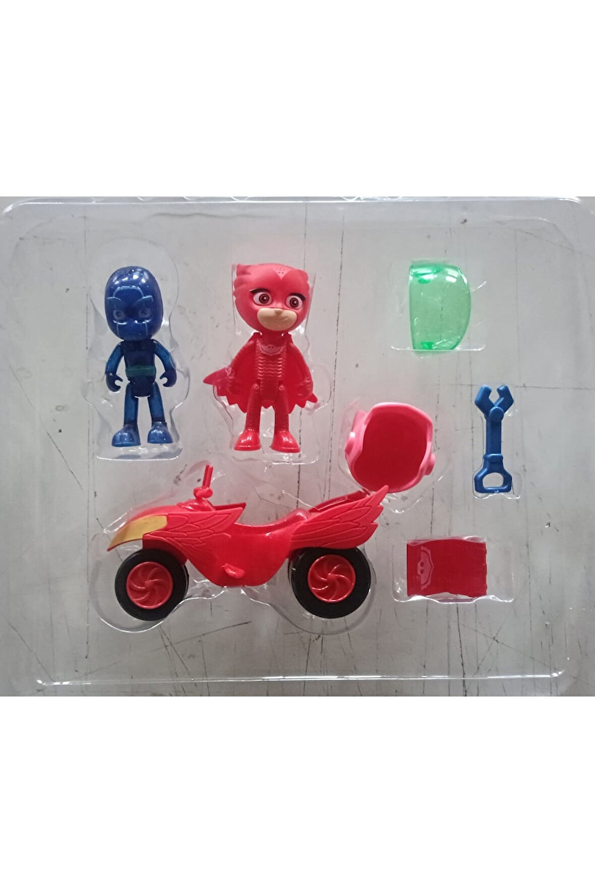 Kız Erkek Çocuk Eğlenceli Oyuncaklar 2 Li Arabalı Pj mask Maskeliler Oyuncak ve Aksesuarları