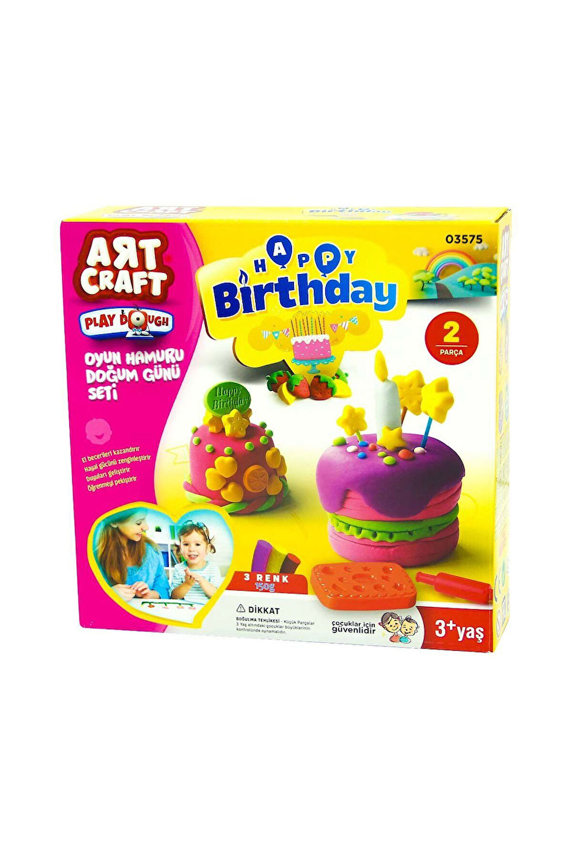 Kız Erkek Çocuk Oyuncak Dede Oyun Hamuru Doğum Günü Seti Kız Erkek Çocuk Oyuncak Eğitici Oyuncaklar