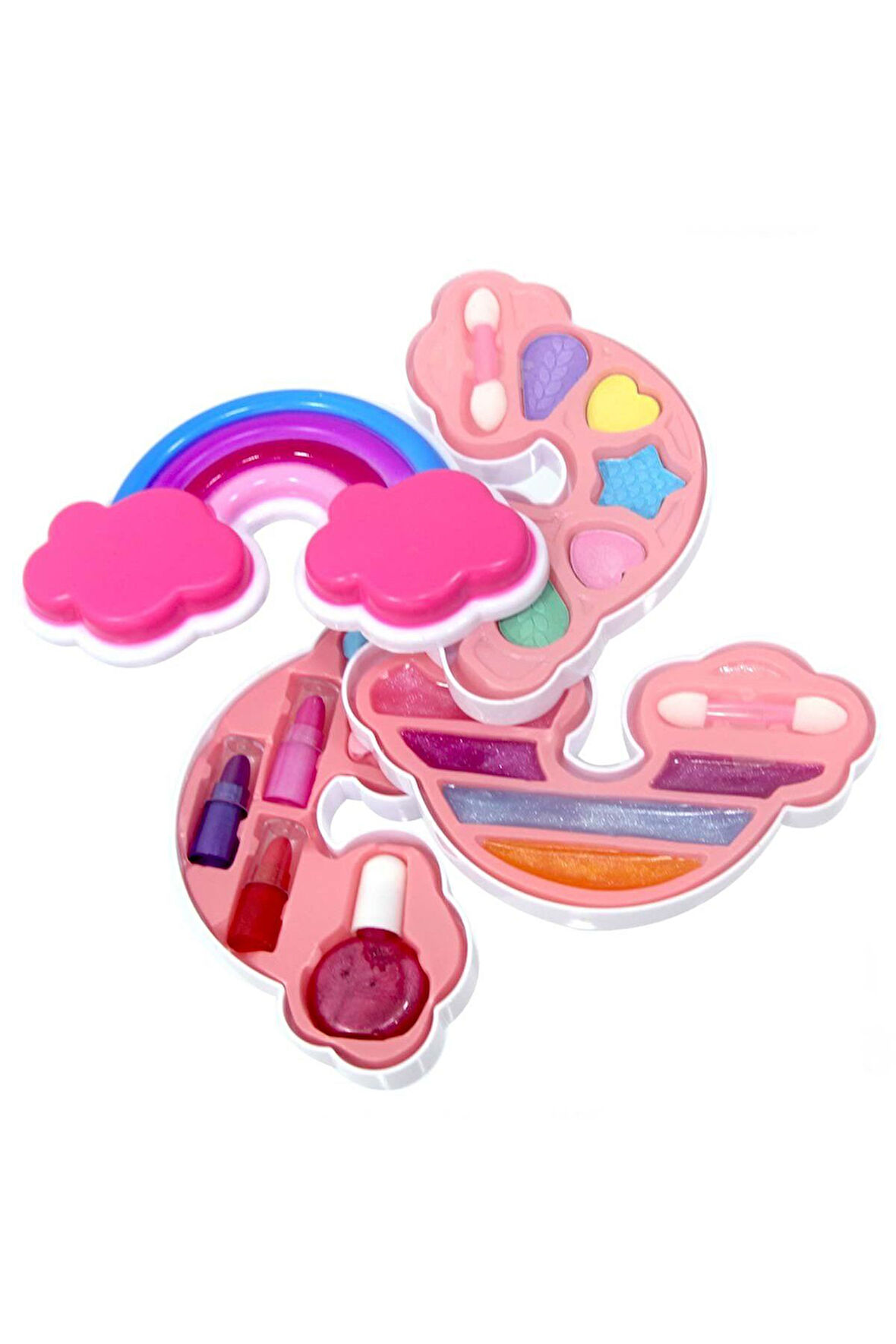 Kız Erkek Çocuk Oyuncak Pretty Pinky Gökkuşağı Güzellik Seti Kız Erkek Çocuk Oyuncak Eğitici Oyuncak