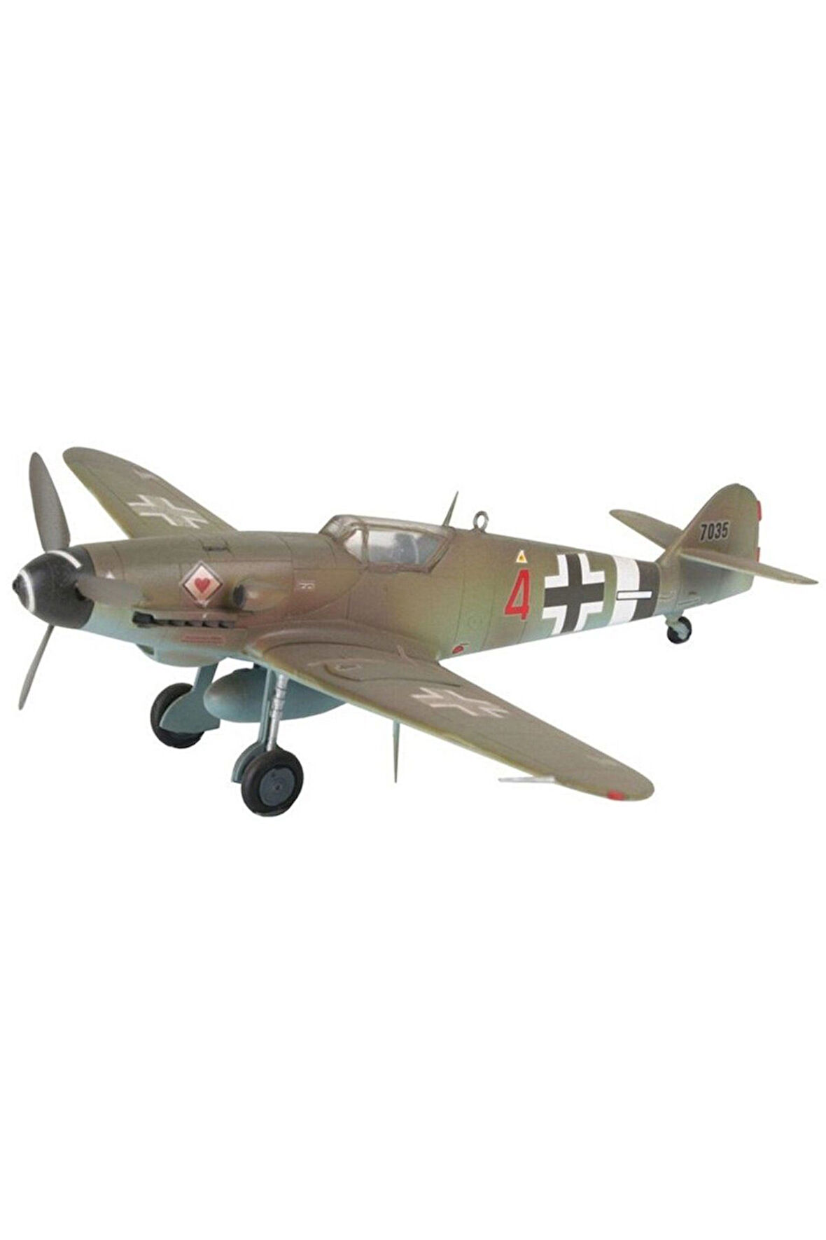 Kız Erkek Çocuk Oyuncak Revell 1:72 Messerschmitt Bf 109 G-10 64160 Kız Erkek Çocuk Oyuncak Eğitici