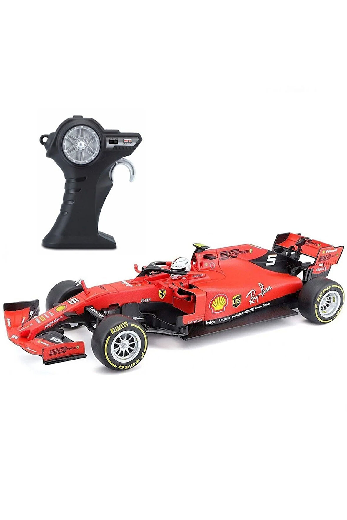 Eğitici Oyuncaklar 1:24 Premium Kumandalı 2019 F1 Ferrari Sf90 Sebastian Vettel Kız Erkek Çocuk Oyun