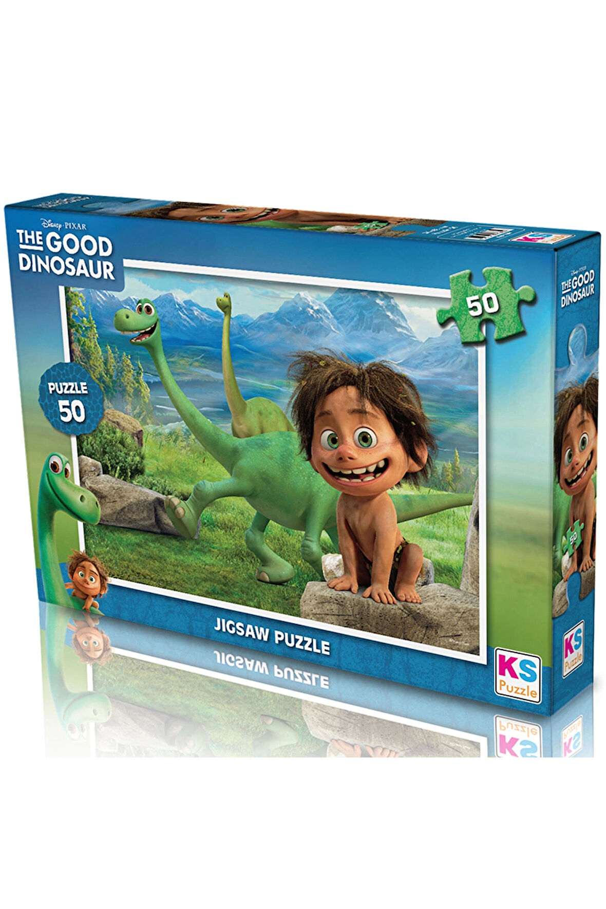 Kız Erkek Çocuk Oyuncak KS Good Dinosaur 50 Parça Puzzle Kız Erkek Çocuk Oyuncak Eğitici Oyuncaklar