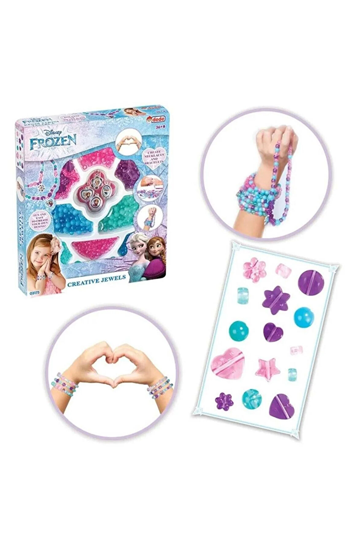 Çocuk Oyuncakları Frozen Takı Seti Tekli Kutu 03173 Kız Erkek Çocuk Oyuncak Eğitici Oyuncaklar