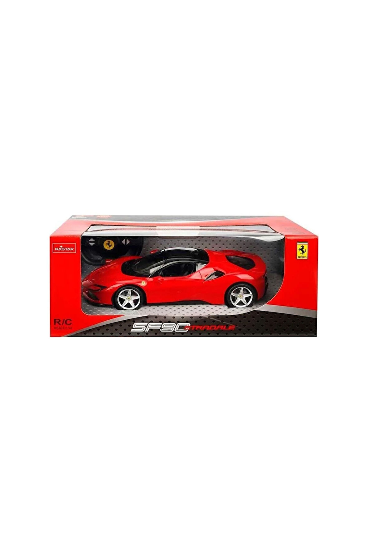 Kız Erkek Çocuk Oyuncak 97300 1:14 Ferrari SF90 Stradale Işıklı Uzaktan Kumandalı Araba 34cm Kız Erk