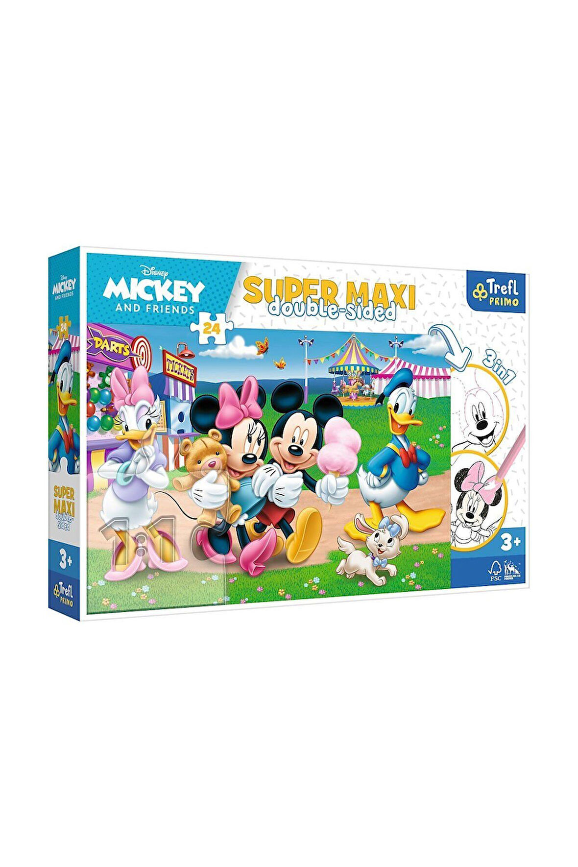Kız Erkek Çocuk Oyuncak PUZZLE-41005 Super Maxi 24 Parça Çocuk Puzzle Kız Erkek Çocuk Oyuncak Eğitic