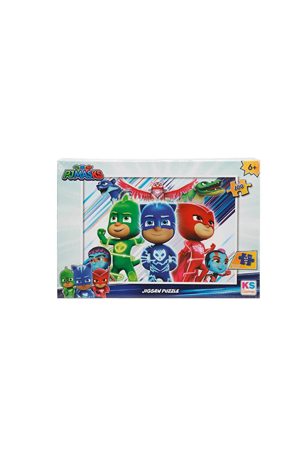 Kız Erkek Çocuk Oyuncak KS Puzzle 100 Parça Pijamaskeliler Kız Erkek Çocuk Oyuncak Eğitici Oyuncakla