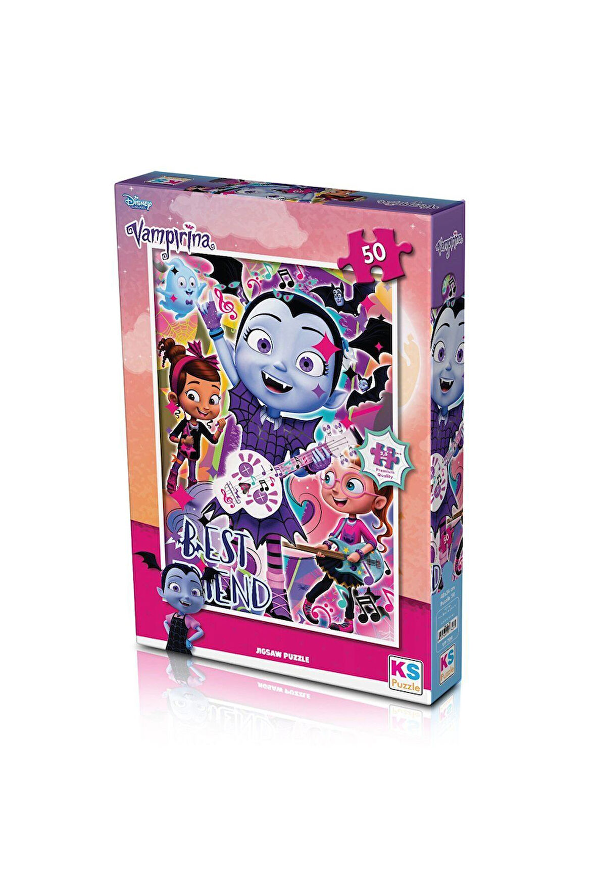 Kız Erkek Çocuk Oyuncak VP 709 Puzzle 50 Parça/VANPİRİNA PUZZLE Kız Erkek Çocuk Oyuncak Eğitici Oyun