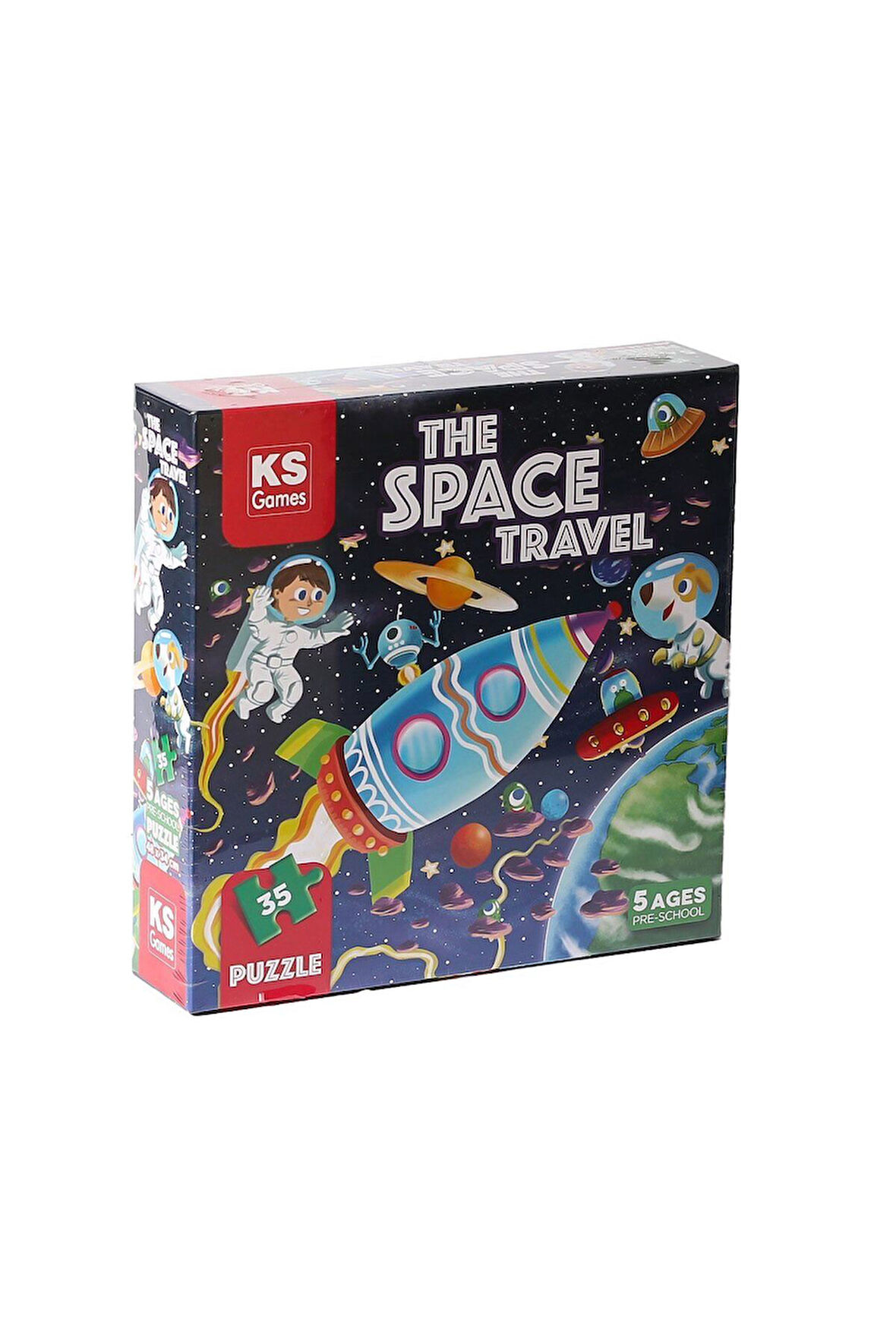 Kız Erkek Çocuk Oyuncak 32711 The Space Travel Pre School Puzzle Kız Erkek Çocuk Oyuncak Eğitici Oyu