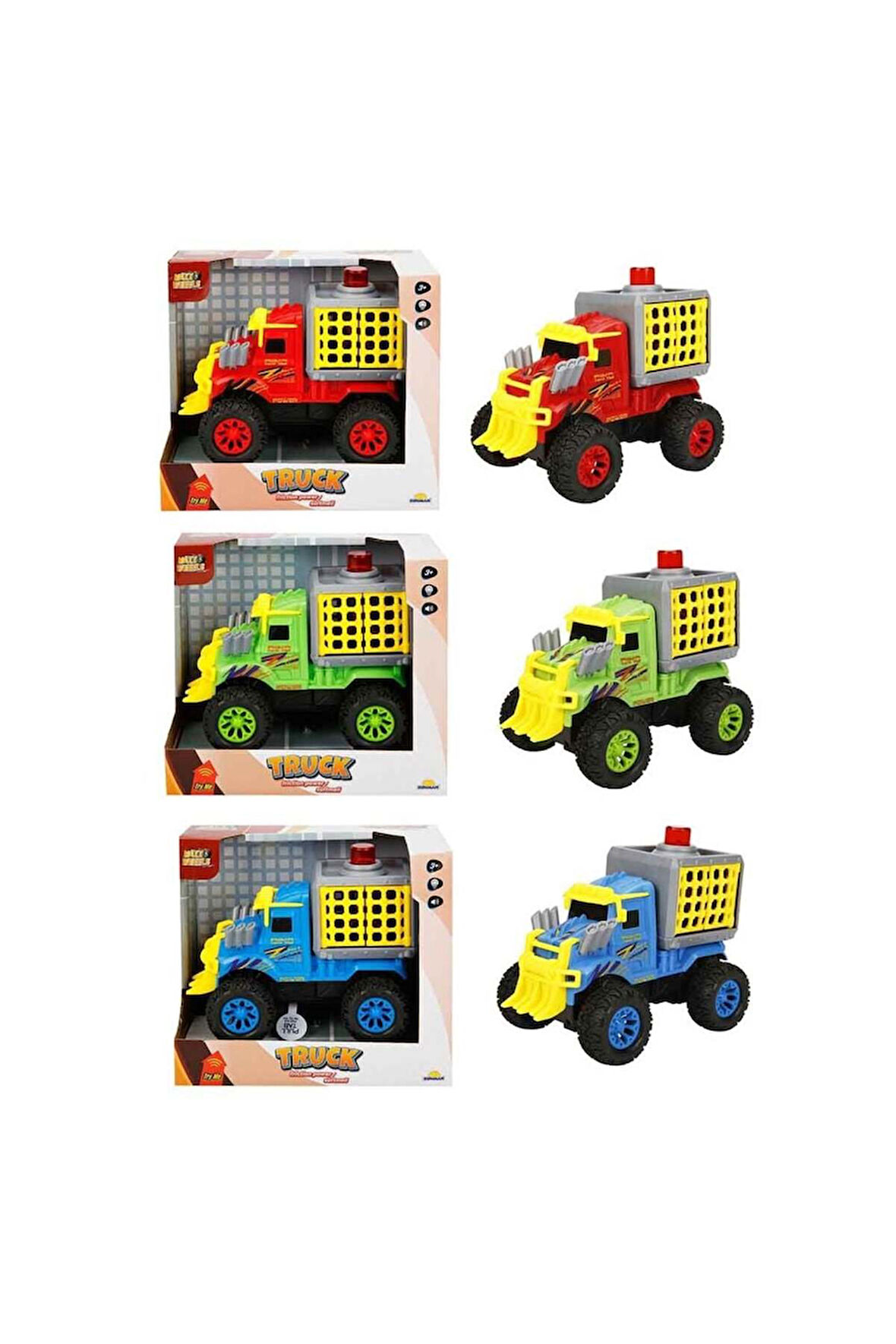 Kız Erkek Çocuk Oyuncak Maxx Wheels Sesli Ve Işıklı Canavar Dinozor Taşıma Kamyonu Kız Erkek Çocuk O